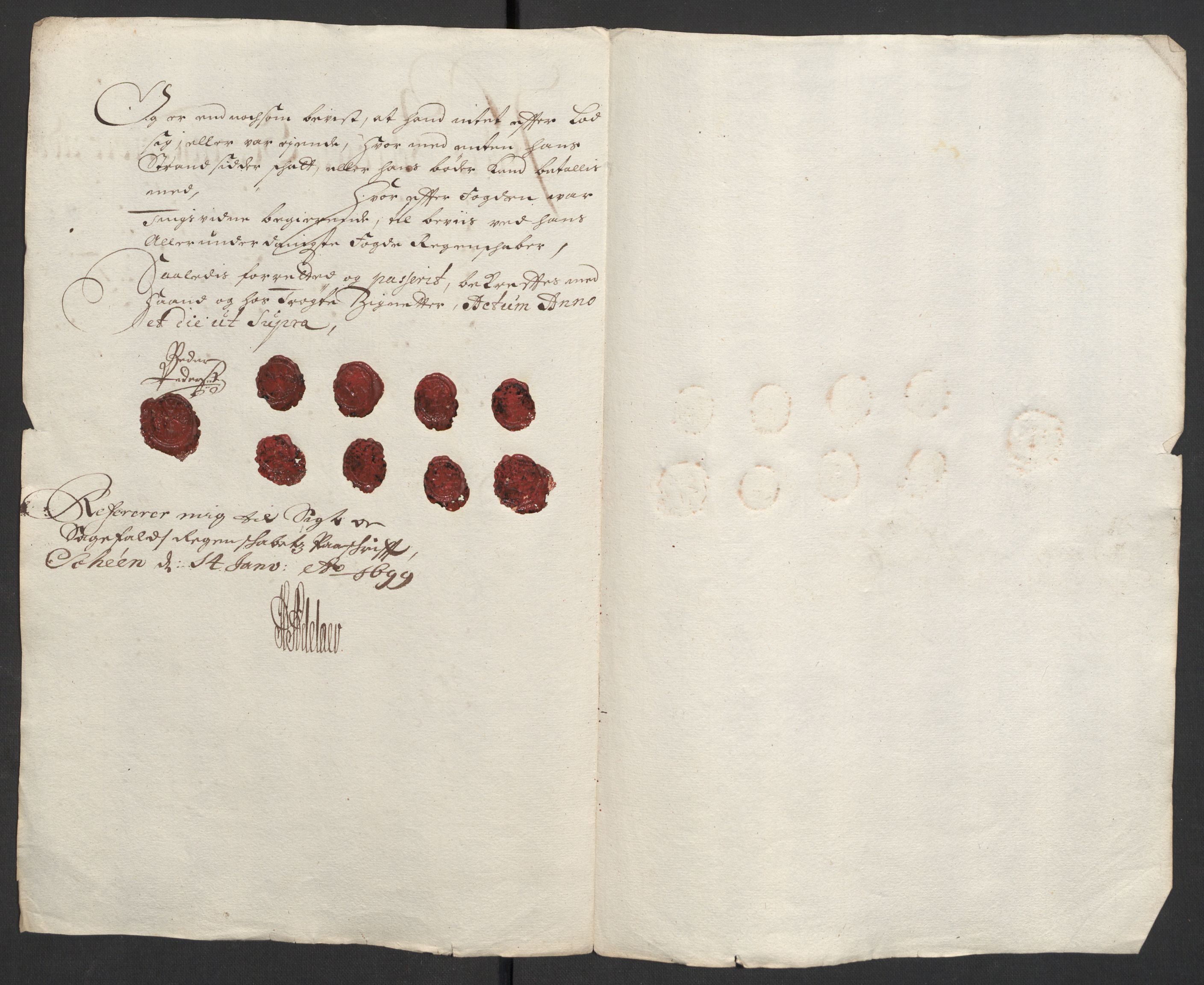 Rentekammeret inntil 1814, Reviderte regnskaper, Fogderegnskap, AV/RA-EA-4092/R36/L2099: Fogderegnskap Øvre og Nedre Telemark og Bamble, 1698, s. 276