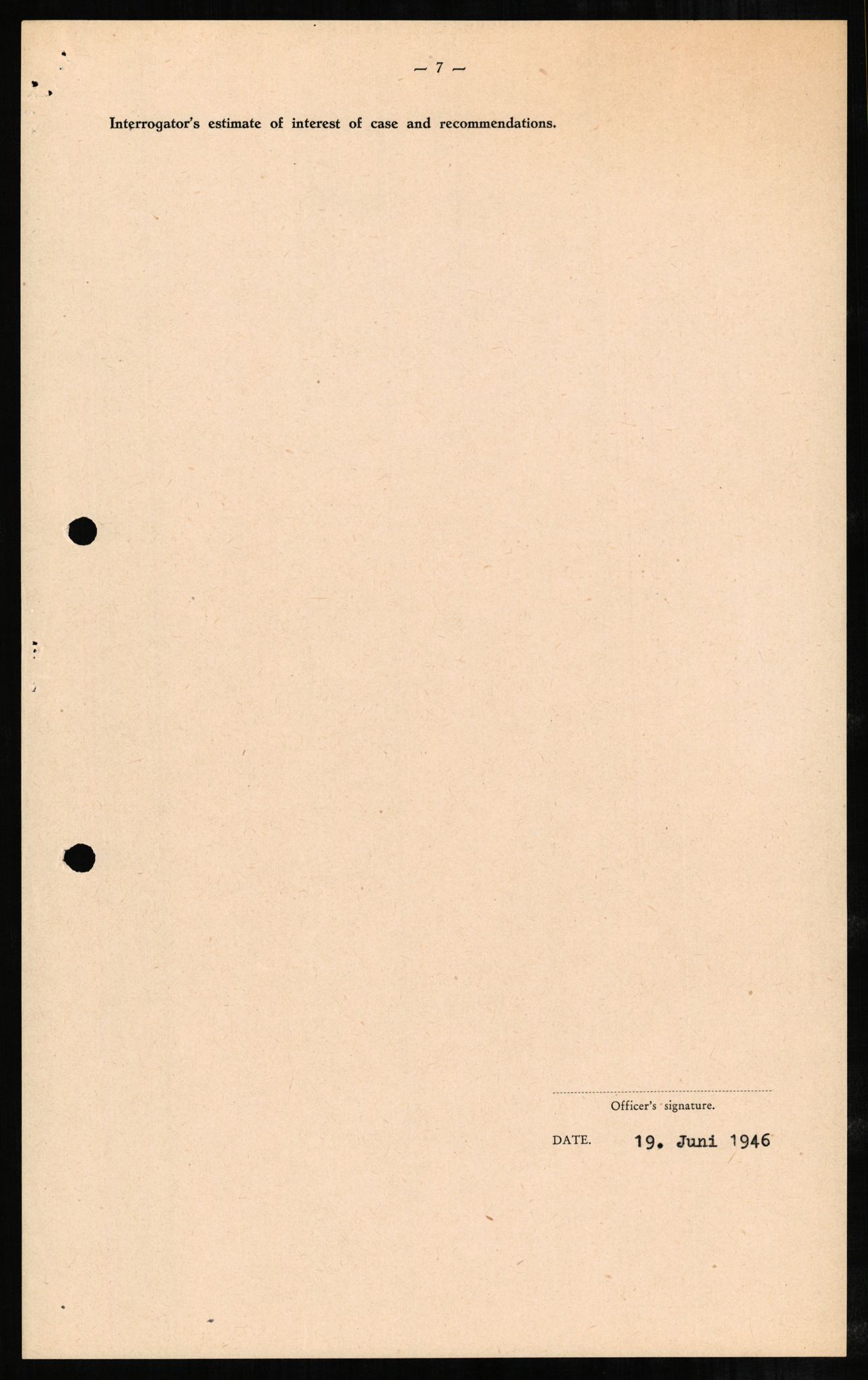 Forsvaret, Forsvarets overkommando II, AV/RA-RAFA-3915/D/Db/L0001: CI Questionaires. Tyske okkupasjonsstyrker i Norge. Tyskere., 1945-1946, s. 253