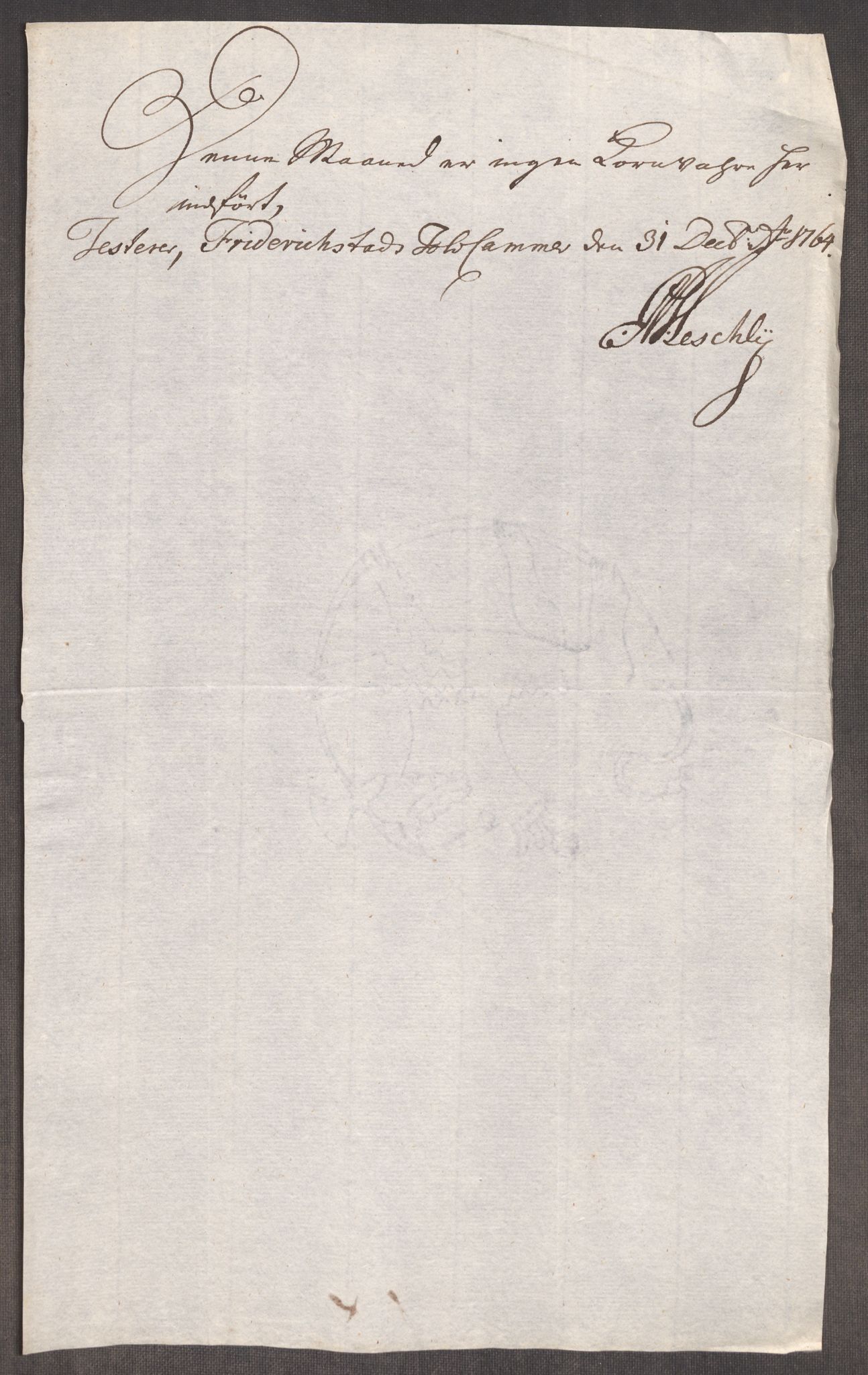 Rentekammeret inntil 1814, Realistisk ordnet avdeling, AV/RA-EA-4070/Oe/L0008: [Ø1]: Priskuranter, 1764-1768, s. 56