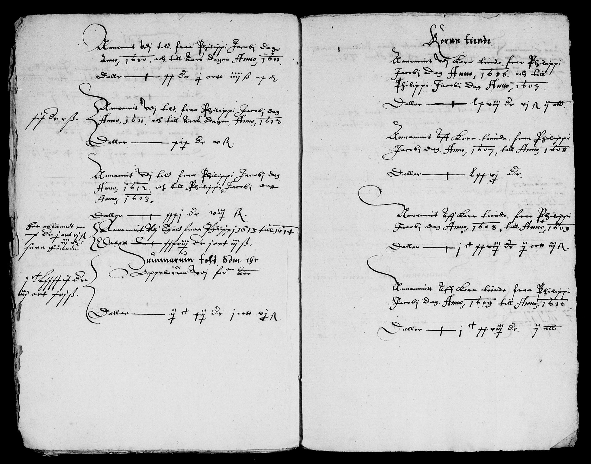 Rentekammeret inntil 1814, Reviderte regnskaper, Lensregnskaper, AV/RA-EA-5023/R/Rb/Rbu/L0001: Hardanger og Halsnøy kloster len, 1606-1617