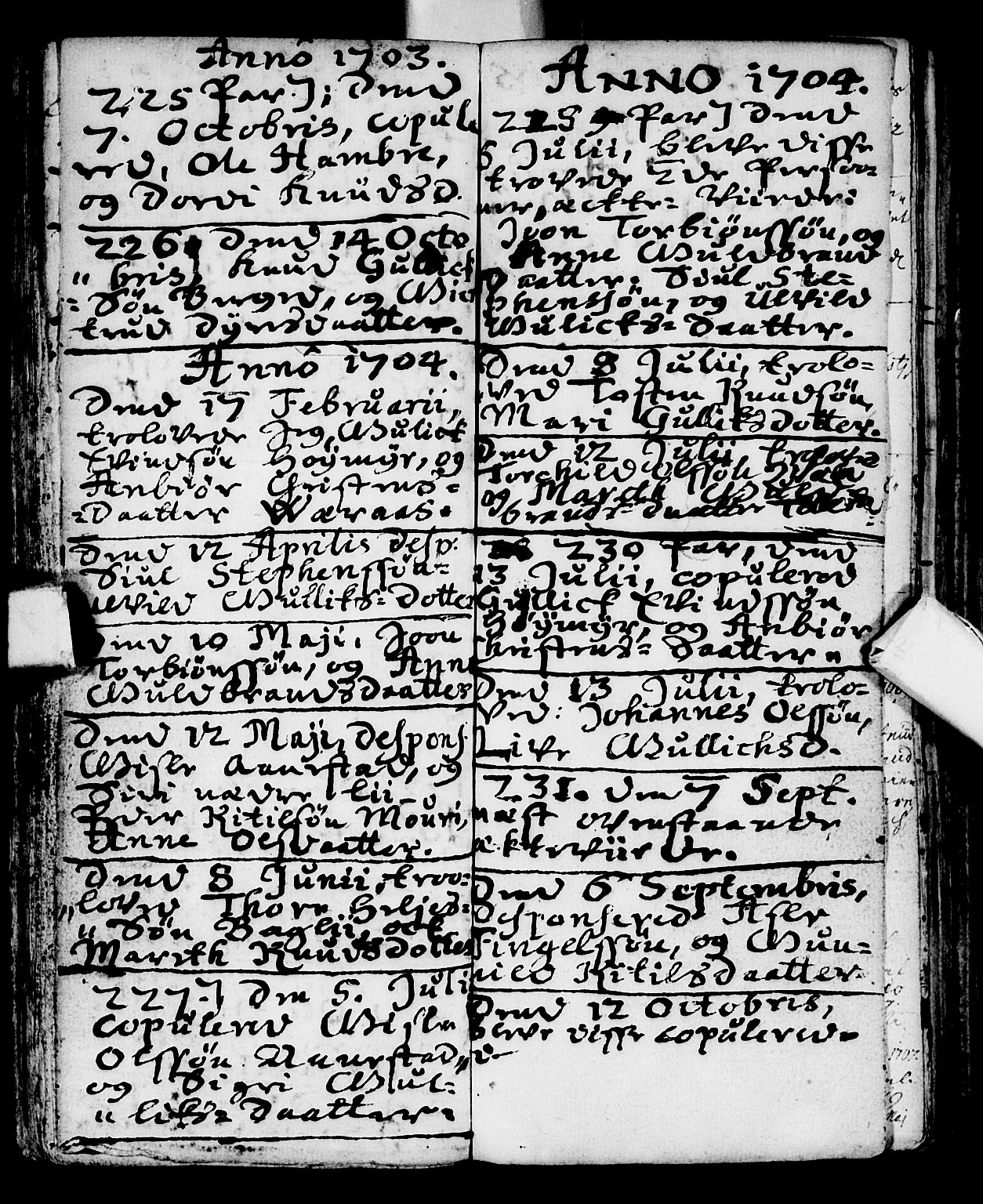 Flesberg kirkebøker, SAKO/A-18/F/Fa/L0001: Ministerialbok nr. I 1, 1688-1725