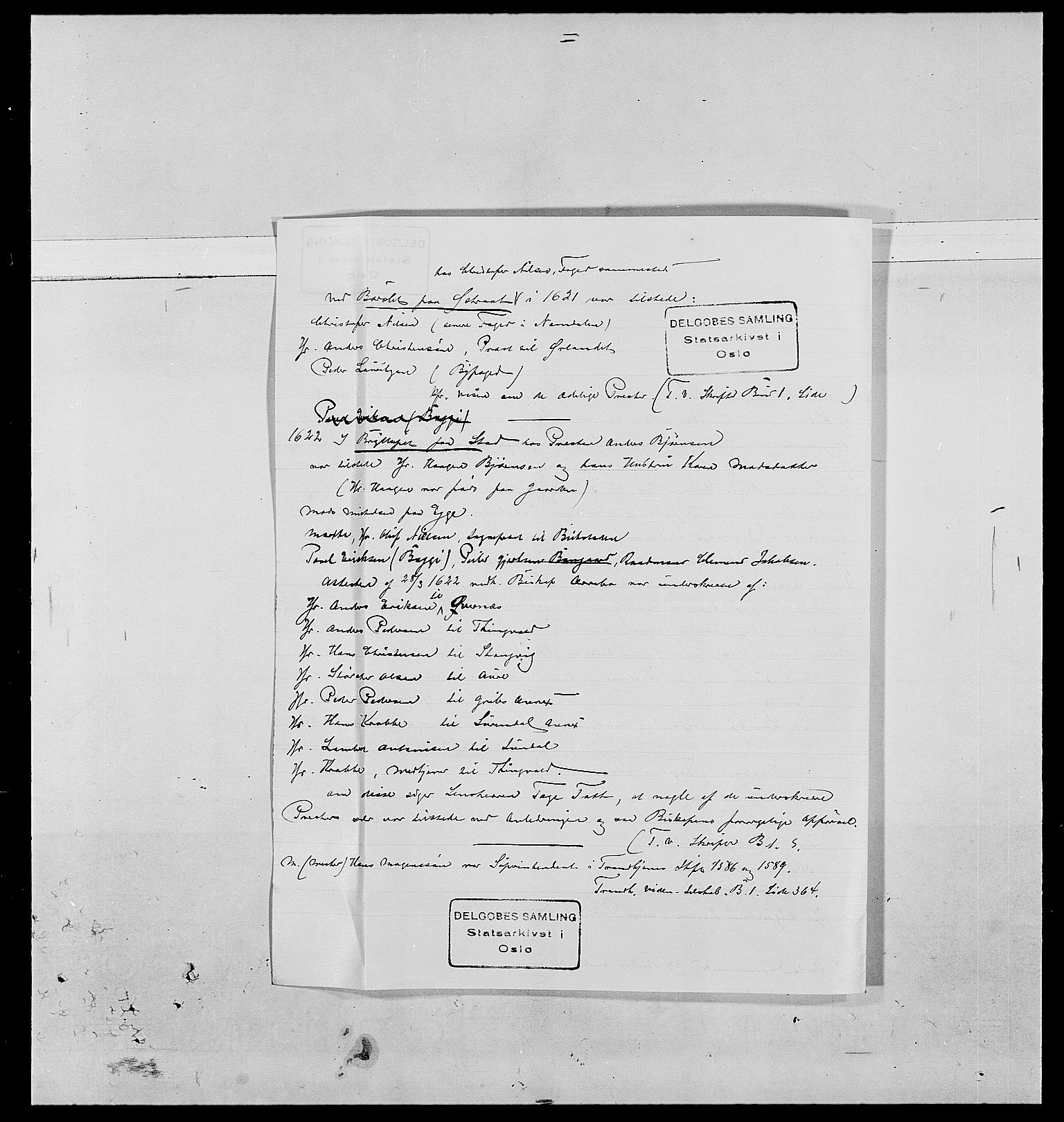 Delgobe, Charles Antoine - samling, AV/SAO-PAO-0038/D/Da/L0002: Anker, Ancher - Bauner, s. 530