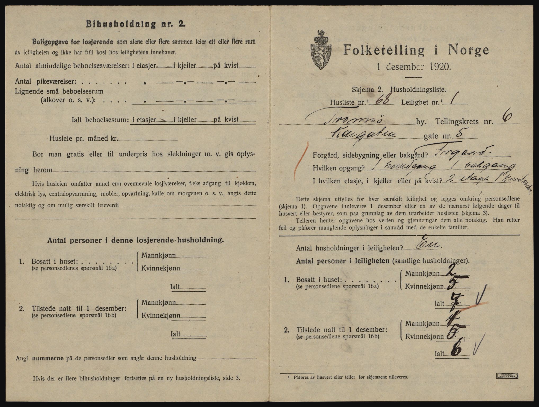 SATØ, Folketelling 1920 for 1902 Tromsø kjøpstad, 1920, s. 4217