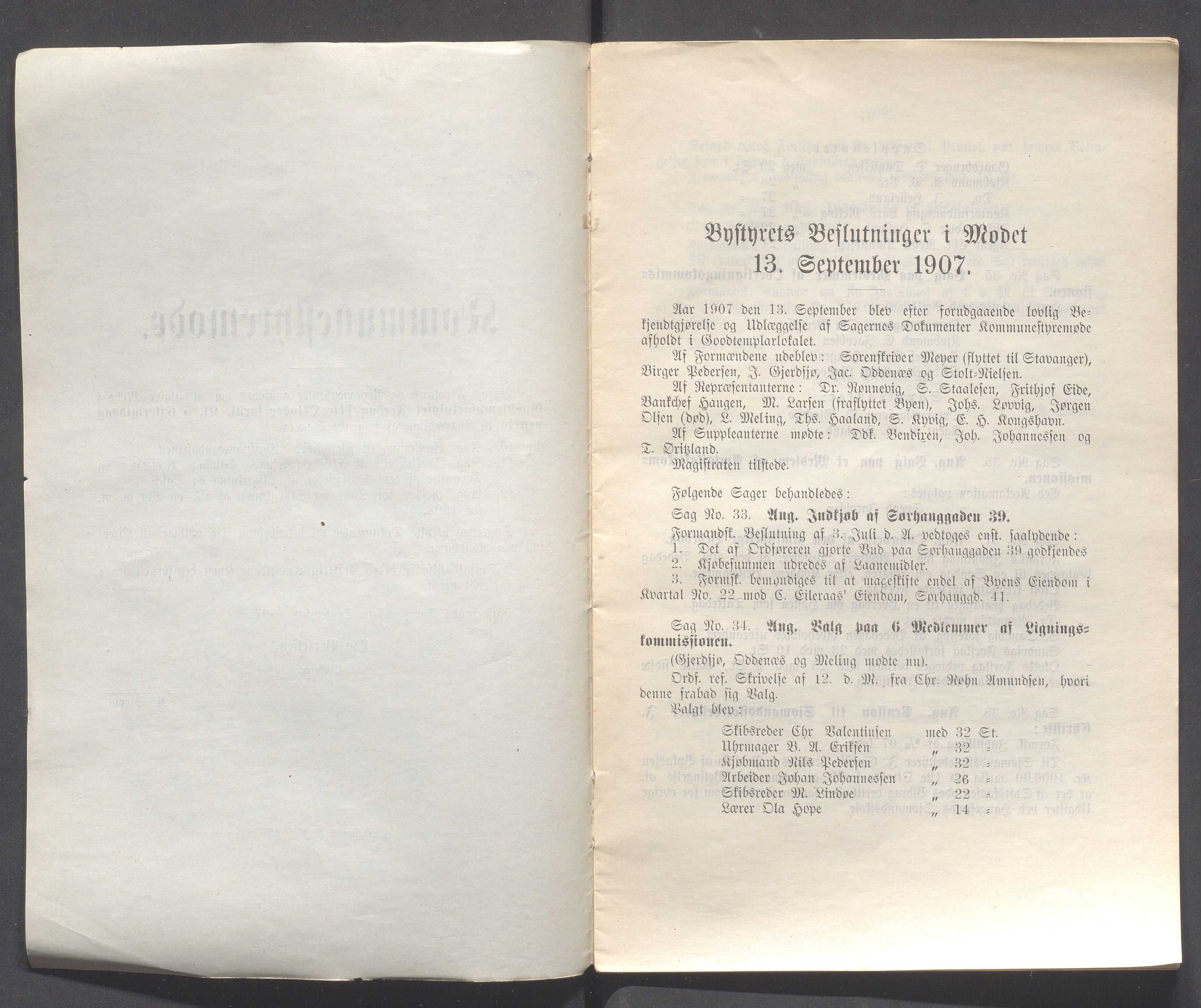 Haugesund kommune - Formannskapet og Bystyret, IKAR/A-740/A/Abb/L0001: Bystyreforhandlinger, 1889-1907, s. 952