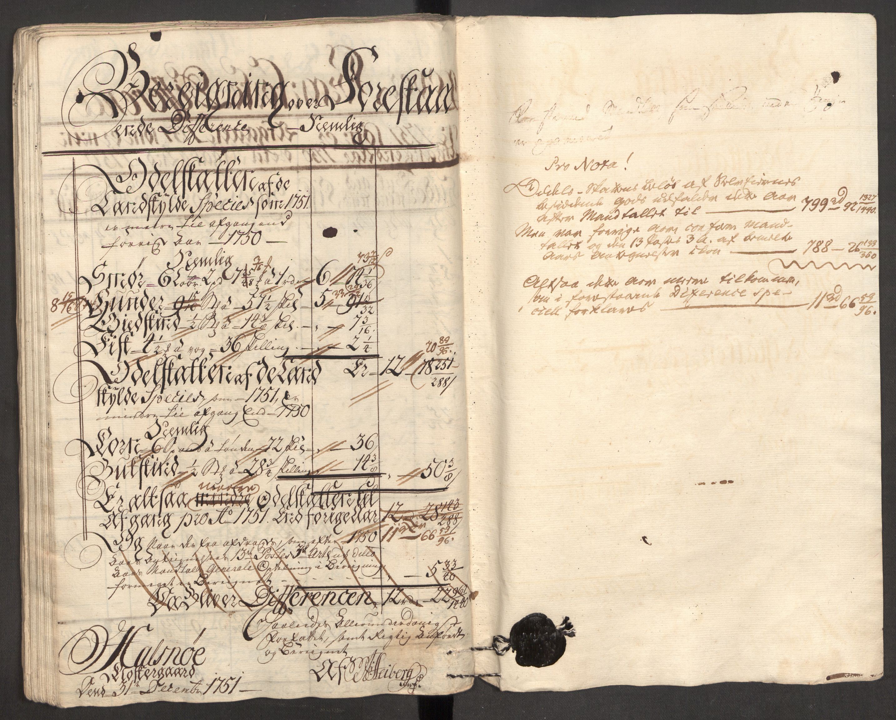 Rentekammeret inntil 1814, Reviderte regnskaper, Fogderegnskap, RA/EA-4092/R48/L3056: Fogderegnskap Sunnhordland og Hardanger, 1751, s. 397