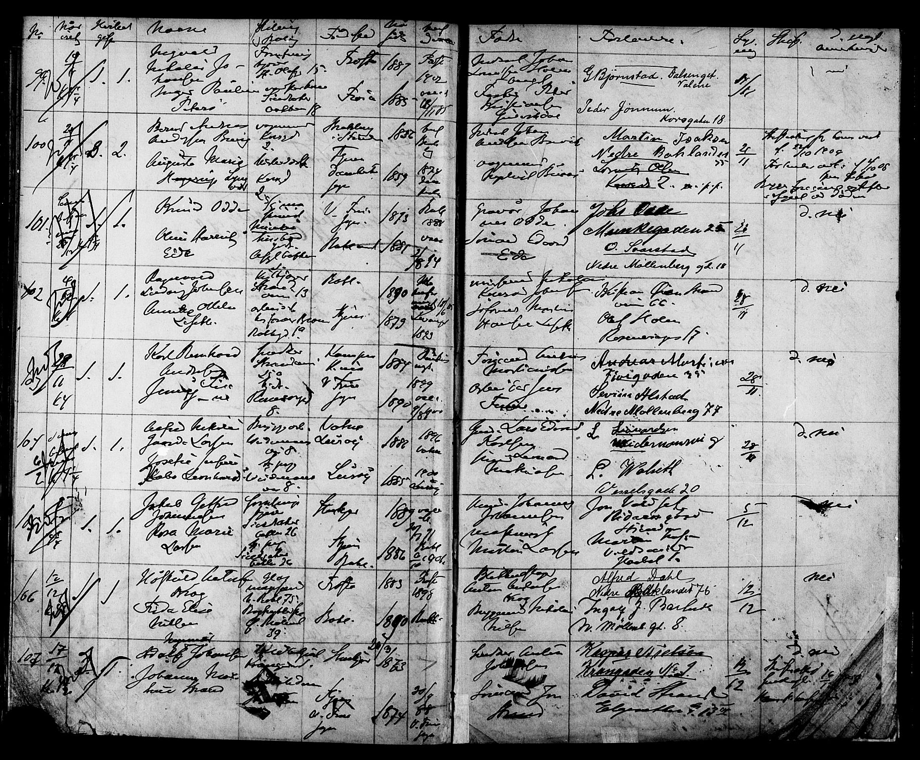 Ministerialprotokoller, klokkerbøker og fødselsregistre - Sør-Trøndelag, AV/SAT-A-1456/604/L0193: Lysningsprotokoll nr. 604A14, 1906-1912