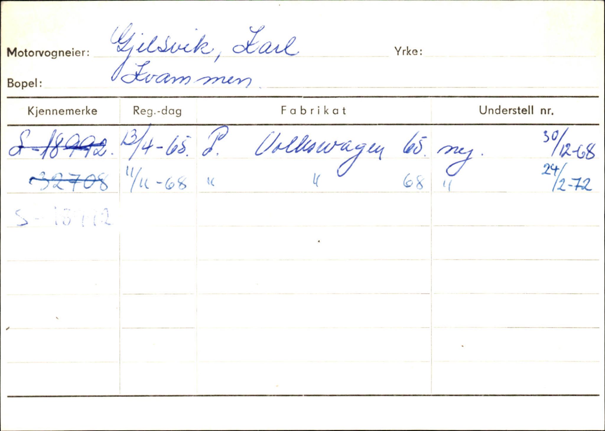 Statens vegvesen, Sogn og Fjordane vegkontor, SAB/A-5301/4/F/L0132: Eigarregister Askvoll A-Å. Balestrand A-Å, 1945-1975, s. 373