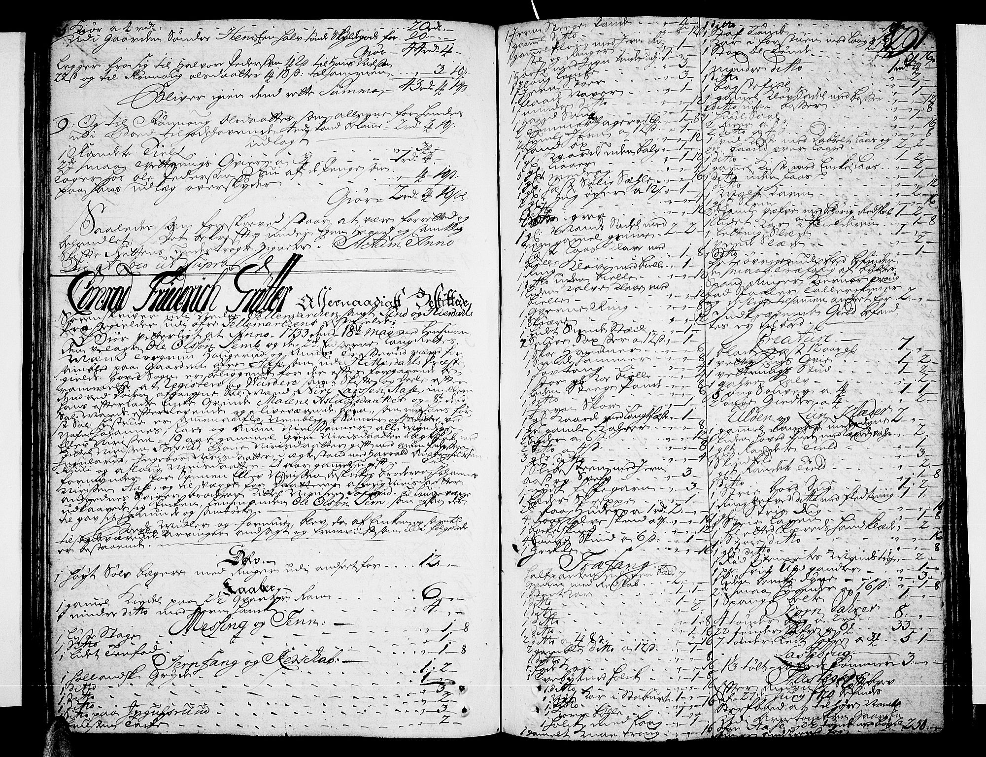 Nedre Telemark sorenskriveri, AV/SAKO-A-135/H/Hb/Hba/L0009: Skifteprotokoll, 1727-1736, s. 290b-291a