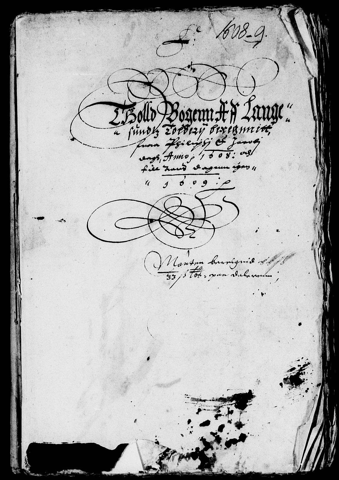 Rentekammeret inntil 1814, Reviderte regnskaper, Lensregnskaper, AV/RA-EA-5023/R/Rb/Rbp/L0003: Bratsberg len, 1608-1611