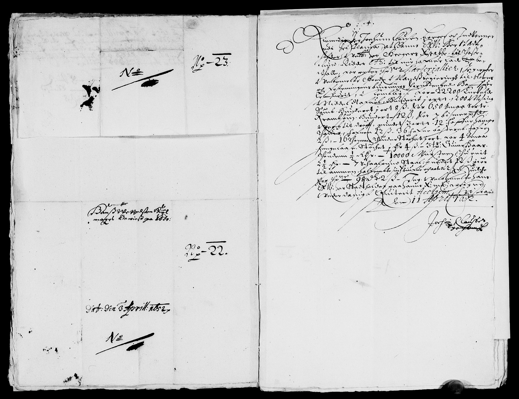 Rentekammeret inntil 1814, Reviderte regnskaper, Lensregnskaper, AV/RA-EA-5023/R/Rb/Rba/L0206: Akershus len, 1651-1652