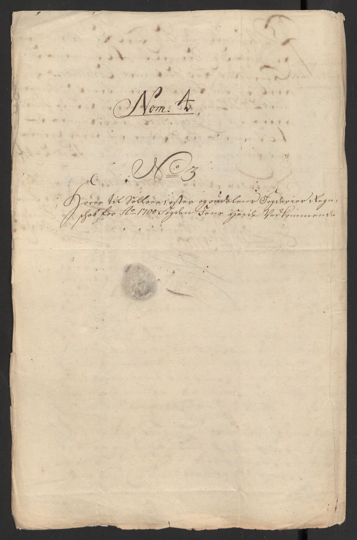 Rentekammeret inntil 1814, Reviderte regnskaper, Fogderegnskap, AV/RA-EA-4092/R13/L0838: Fogderegnskap Solør, Odal og Østerdal, 1700, s. 33