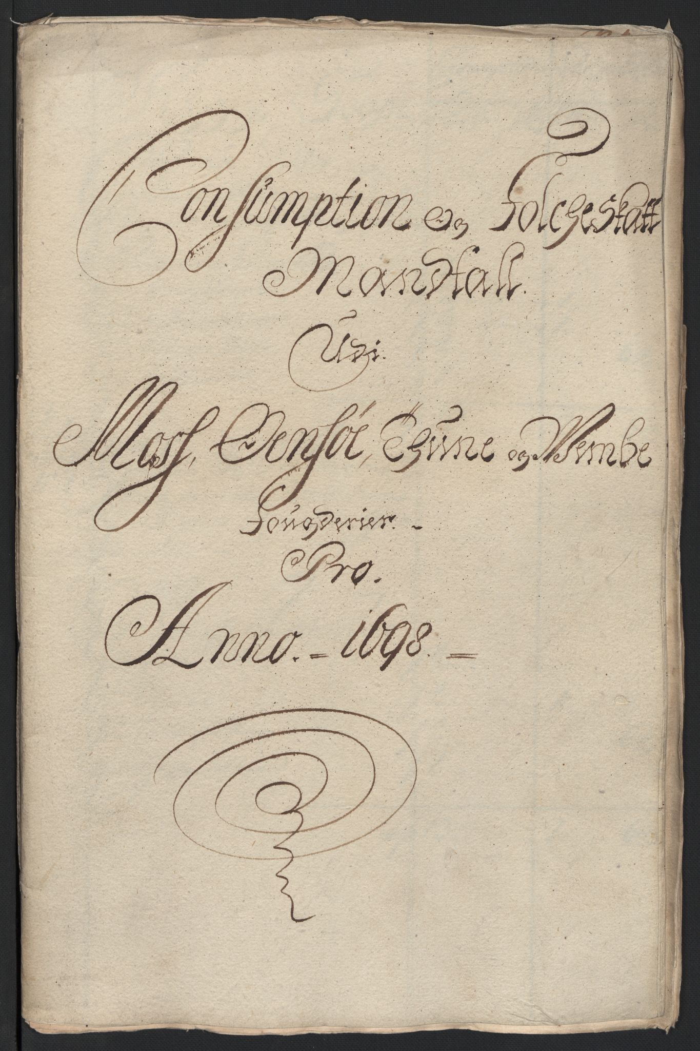 Rentekammeret inntil 1814, Reviderte regnskaper, Fogderegnskap, RA/EA-4092/R04/L0127: Fogderegnskap Moss, Onsøy, Tune, Veme og Åbygge, 1698, s. 64