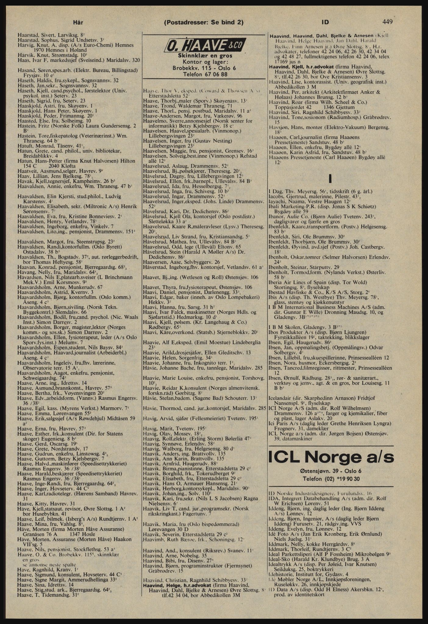 Kristiania/Oslo adressebok, PUBL/-, 1978-1979, s. 449