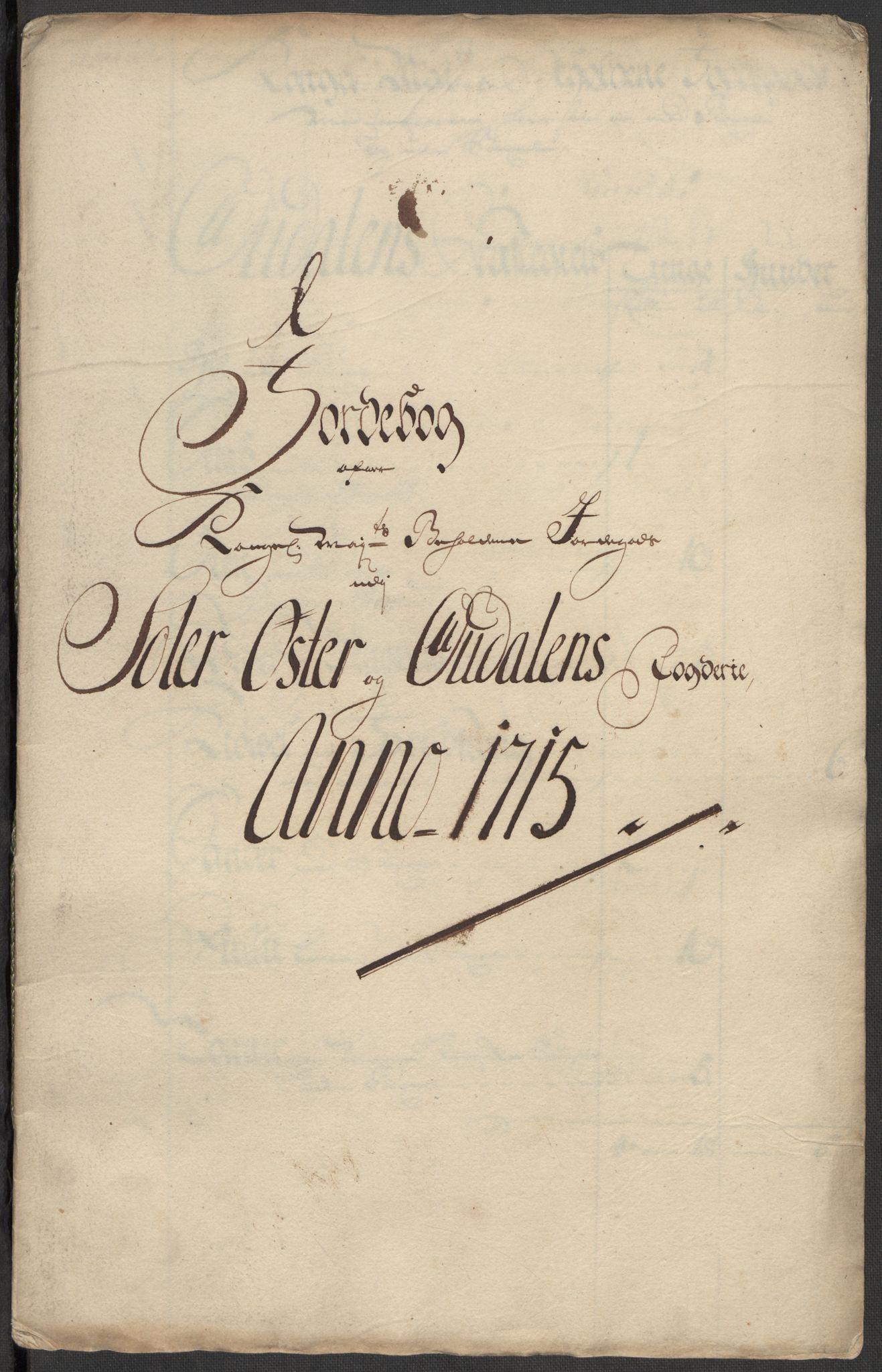 Rentekammeret inntil 1814, Reviderte regnskaper, Fogderegnskap, RA/EA-4092/R13/L0853: Fogderegnskap Solør, Odal og Østerdal, 1715, s. 228
