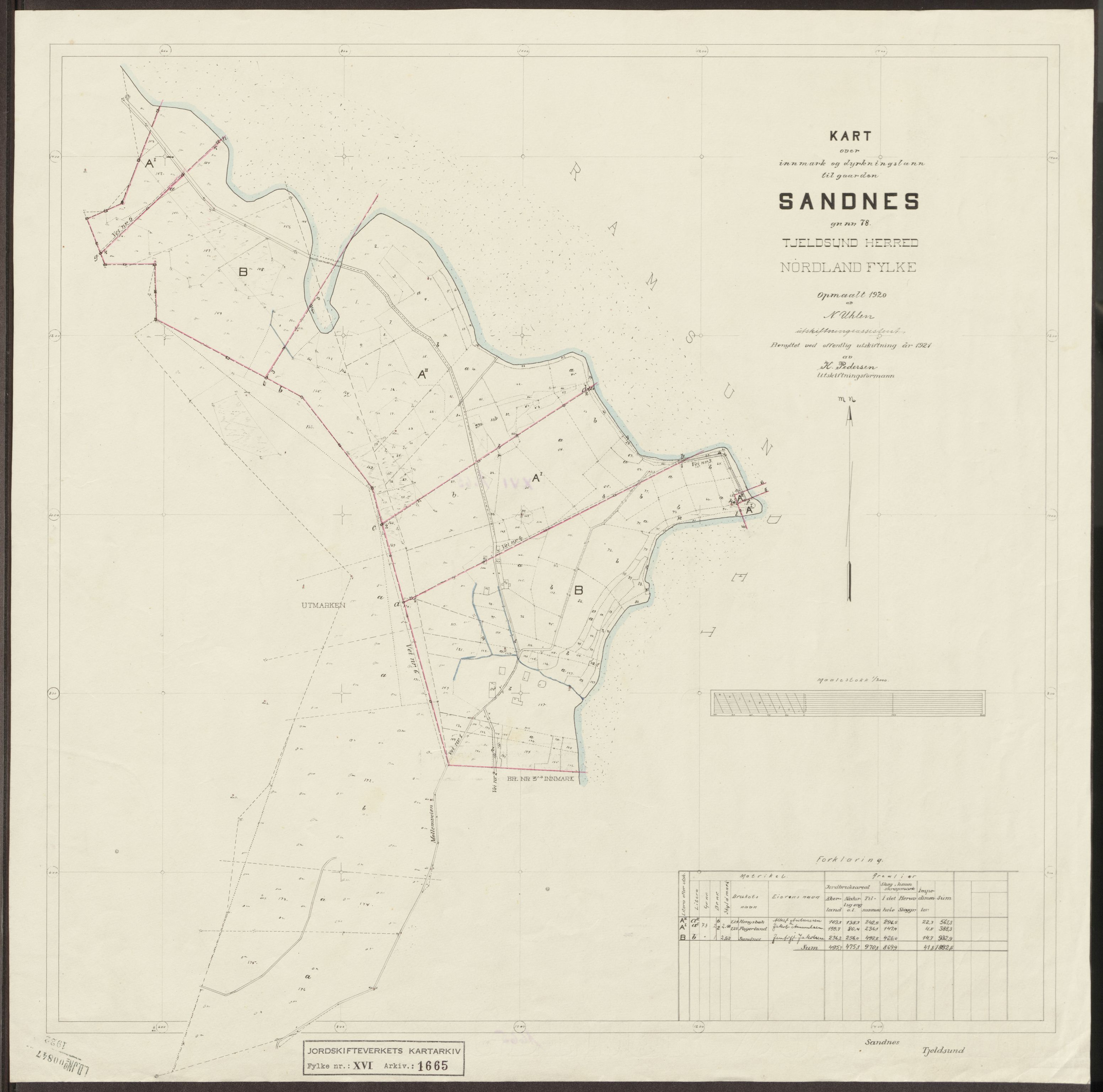 Jordskifteverkets kartarkiv, AV/RA-S-3929/T, 1859-1988, s. 1945