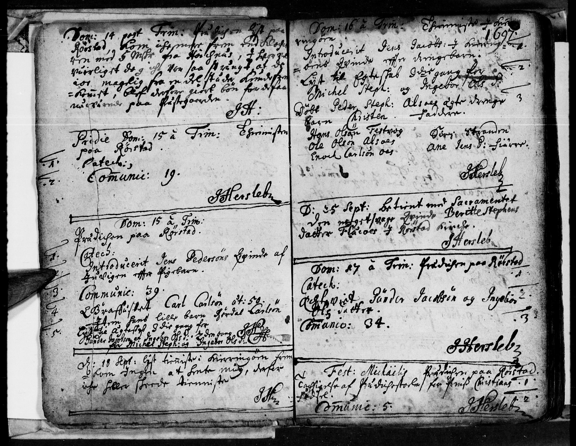 Ministerialprotokoller, klokkerbøker og fødselsregistre - Nordland, AV/SAT-A-1459/853/L0764: Ministerialbok nr. 853A03, 1697-1715