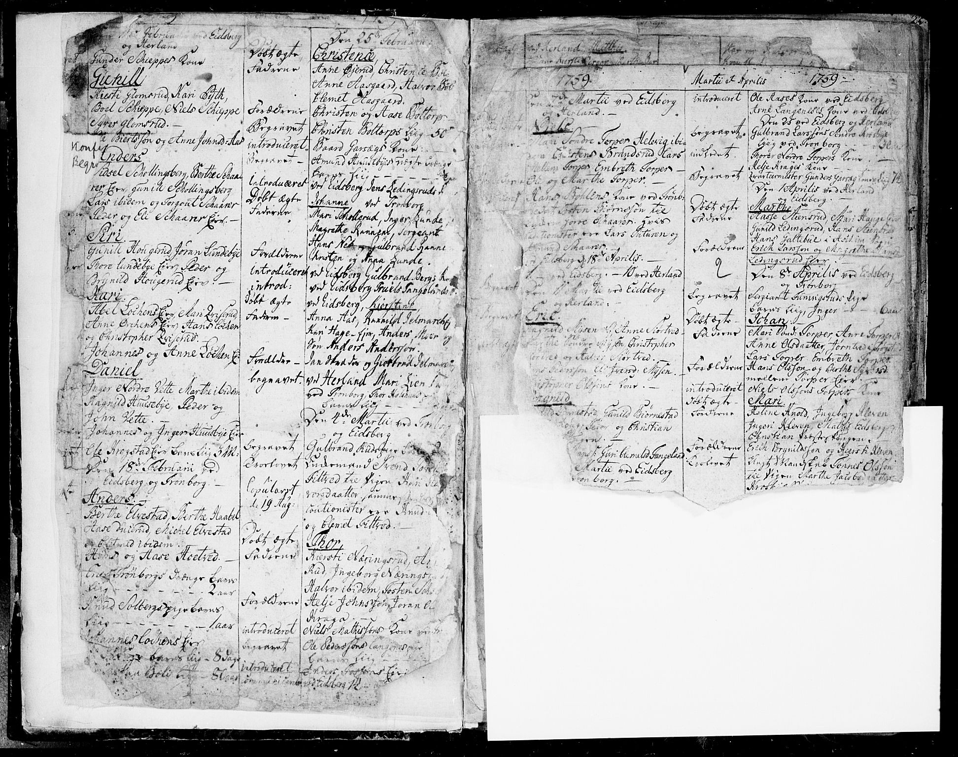 Eidsberg prestekontor Kirkebøker, AV/SAO-A-10905/F/Fa/L0004: Ministerialbok nr. I 4, 1759-1788, s. 2