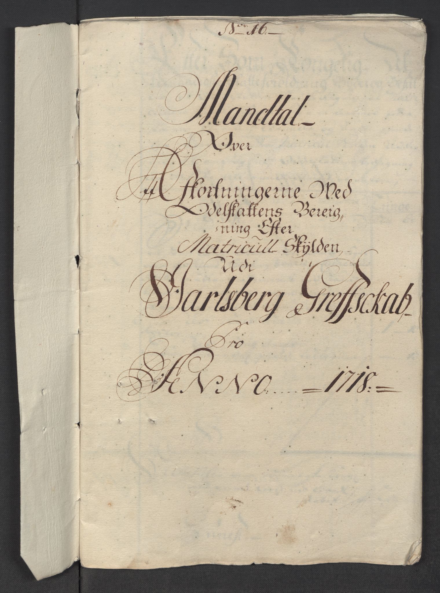 Rentekammeret inntil 1814, Reviderte regnskaper, Fogderegnskap, RA/EA-4092/R32/L1882: Fogderegnskap Jarlsberg grevskap, 1718, s. 412