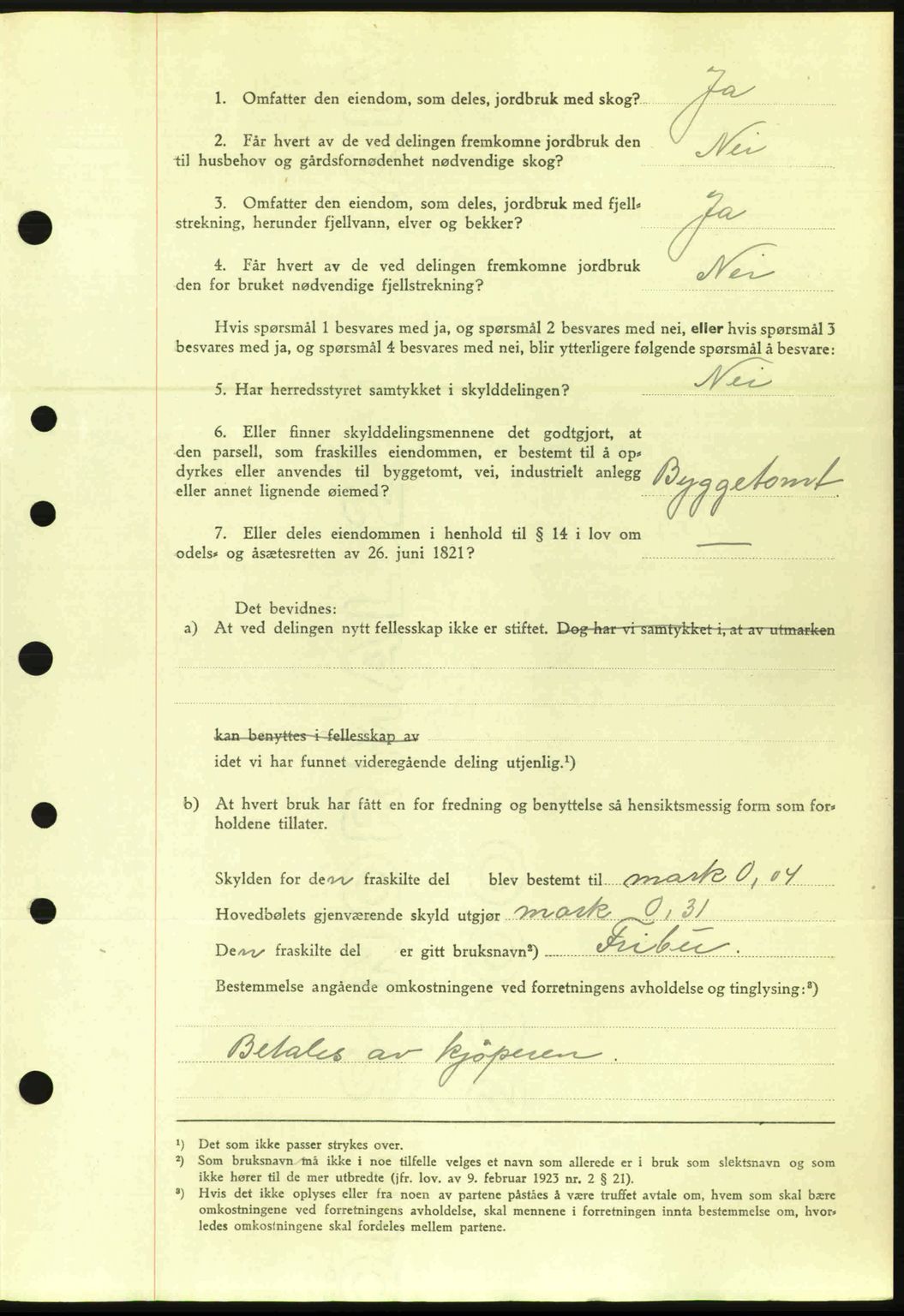 Nordre Sunnmøre sorenskriveri, AV/SAT-A-0006/1/2/2C/2Ca: Pantebok nr. A20a, 1945-1945, Dagboknr: 1008/1945