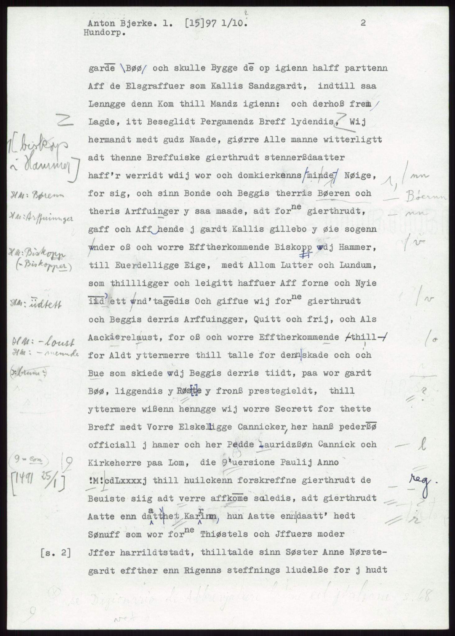 Samlinger til kildeutgivelse, Diplomavskriftsamlingen, AV/RA-EA-4053/H/Ha, s. 1897