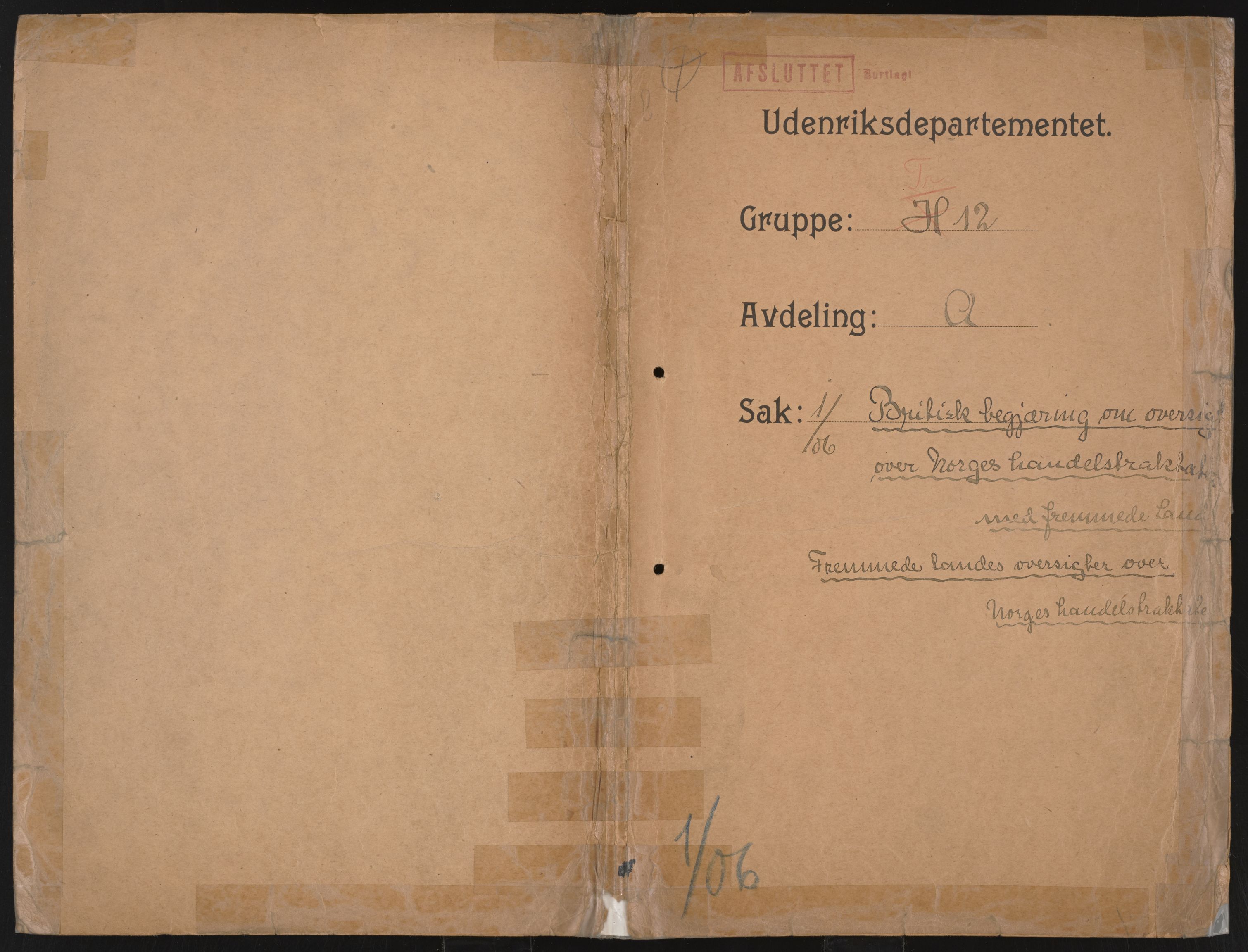 Utenriksdepartementet, AV/RA-S-2259, 1873-1919, s. 73