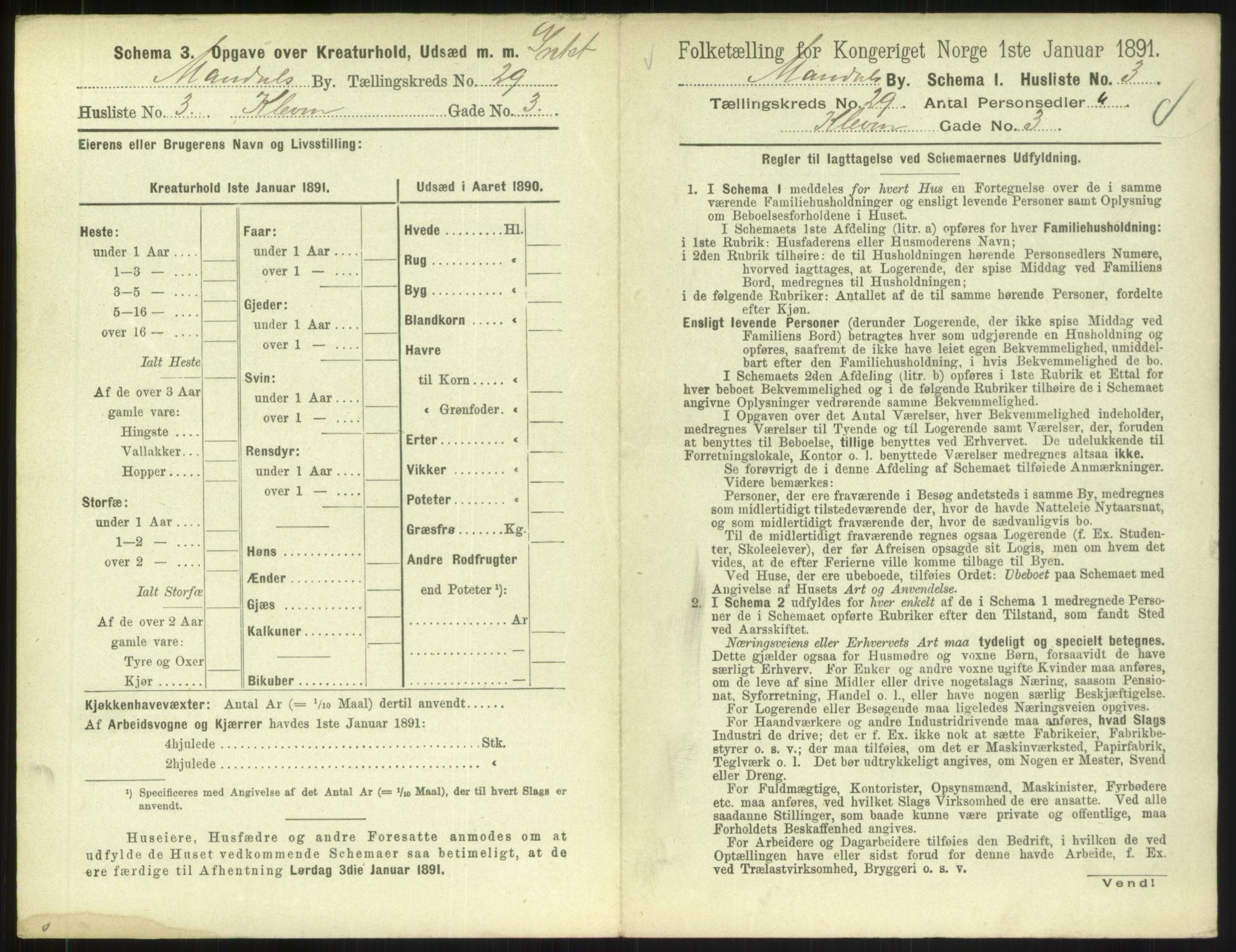 RA, Folketelling 1891 for 1002 Mandal ladested, 1891, s. 1295