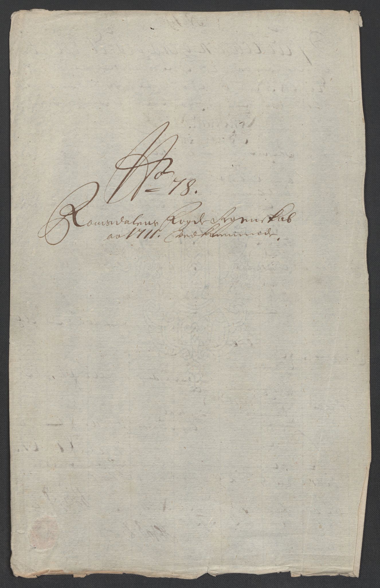 Rentekammeret inntil 1814, Reviderte regnskaper, Fogderegnskap, AV/RA-EA-4092/R55/L3660: Fogderegnskap Romsdal, 1711, s. 357