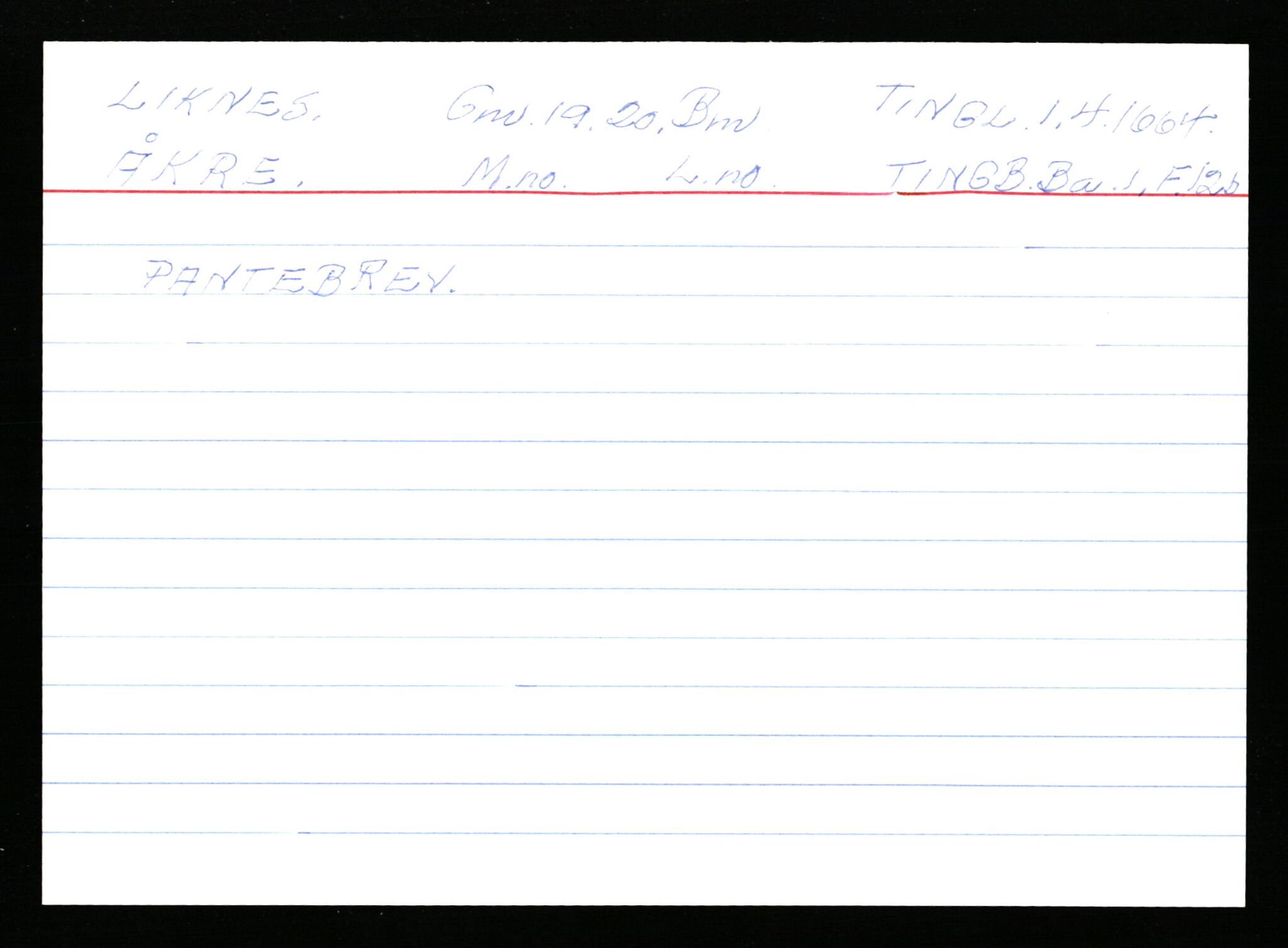 Statsarkivet i Stavanger, AV/SAST-A-101971/03/Y/Ym/L0035: Åstedskort sortert etter gårdsnavn: Leiranger - Lindanger, 1600-1950, s. 439