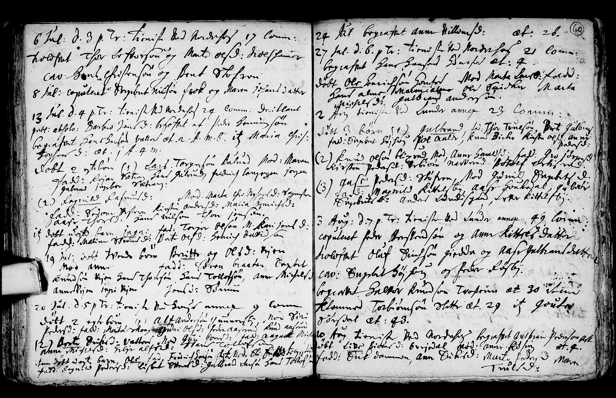 Norderhov kirkebøker, AV/SAKO-A-237/F/Fa/L0001: Ministerialbok nr. 1, 1704-1716, s. 60