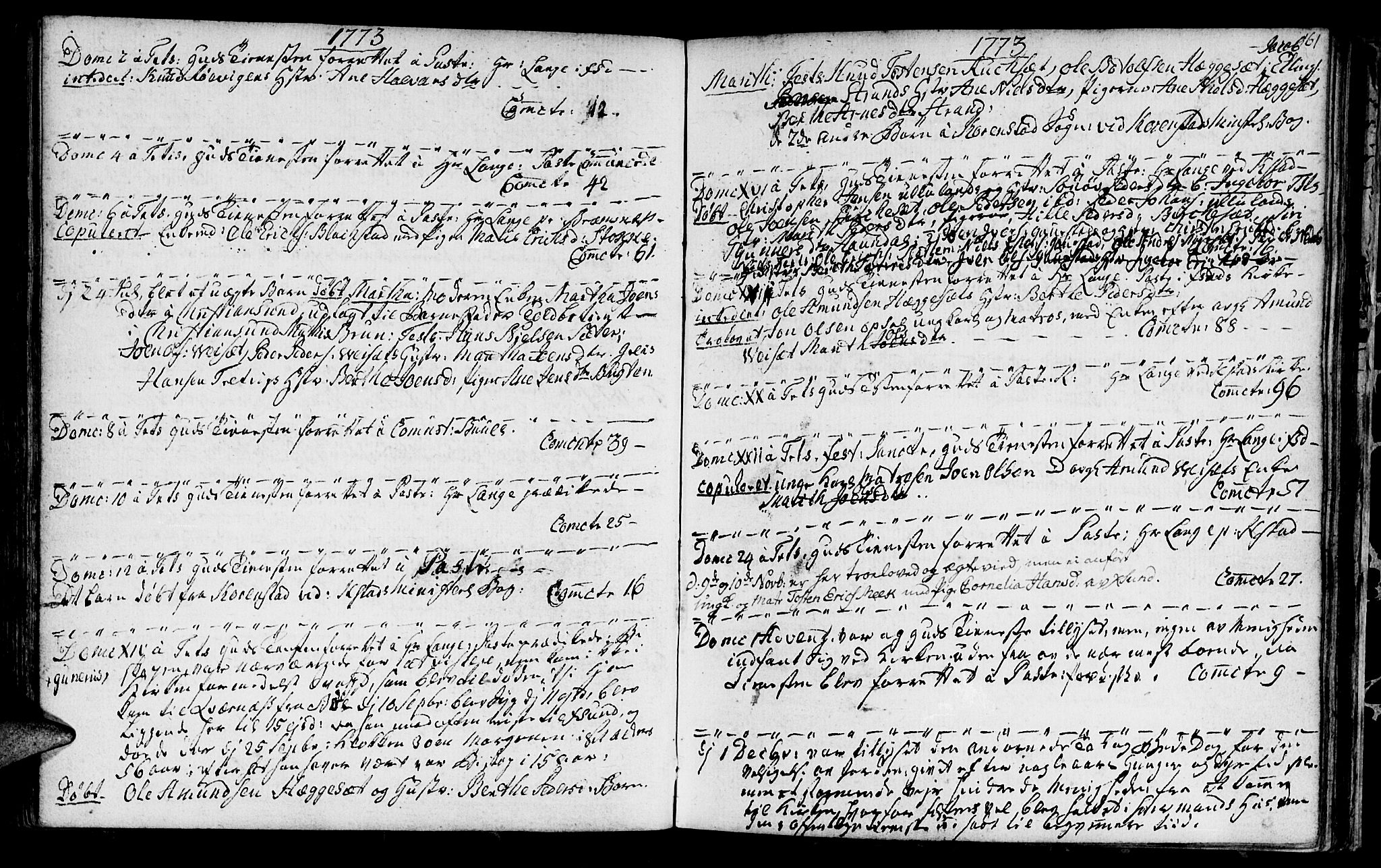 Ministerialprotokoller, klokkerbøker og fødselsregistre - Møre og Romsdal, AV/SAT-A-1454/568/L0798: Ministerialbok nr. 568A07, 1753-1780, s. 160-161