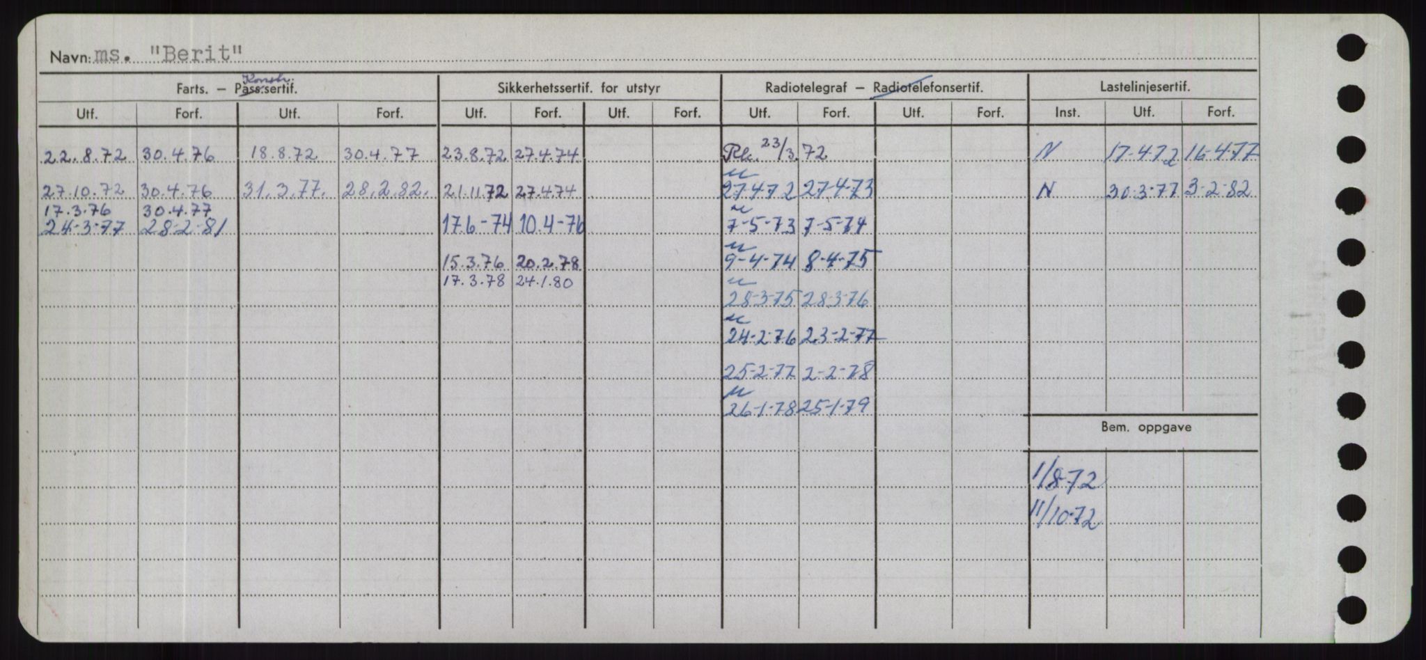 Sjøfartsdirektoratet med forløpere, Skipsmålingen, RA/S-1627/H/Hd/L0003: Fartøy, B-Bev, s. 848