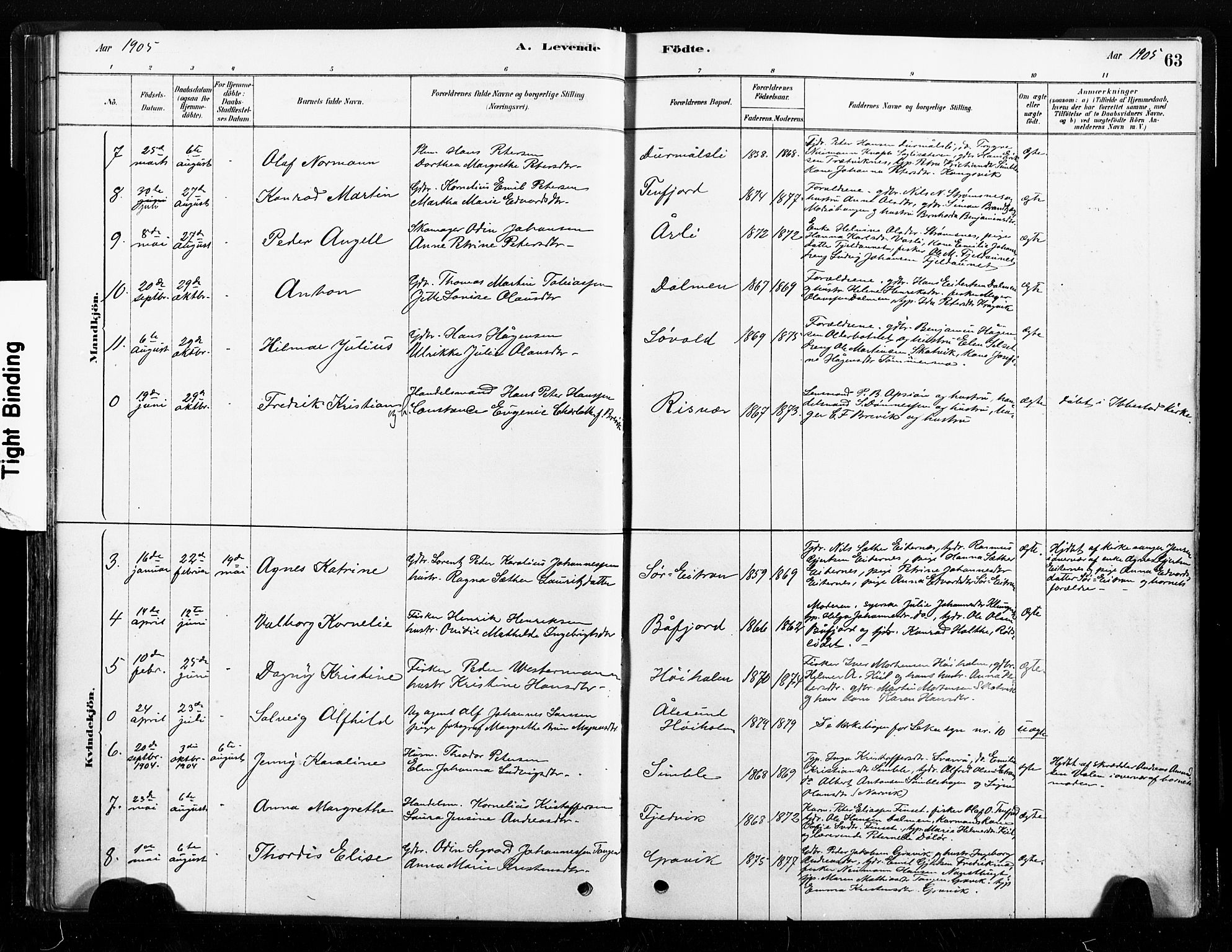 Ministerialprotokoller, klokkerbøker og fødselsregistre - Nord-Trøndelag, SAT/A-1458/789/L0705: Ministerialbok nr. 789A01, 1878-1910, s. 63