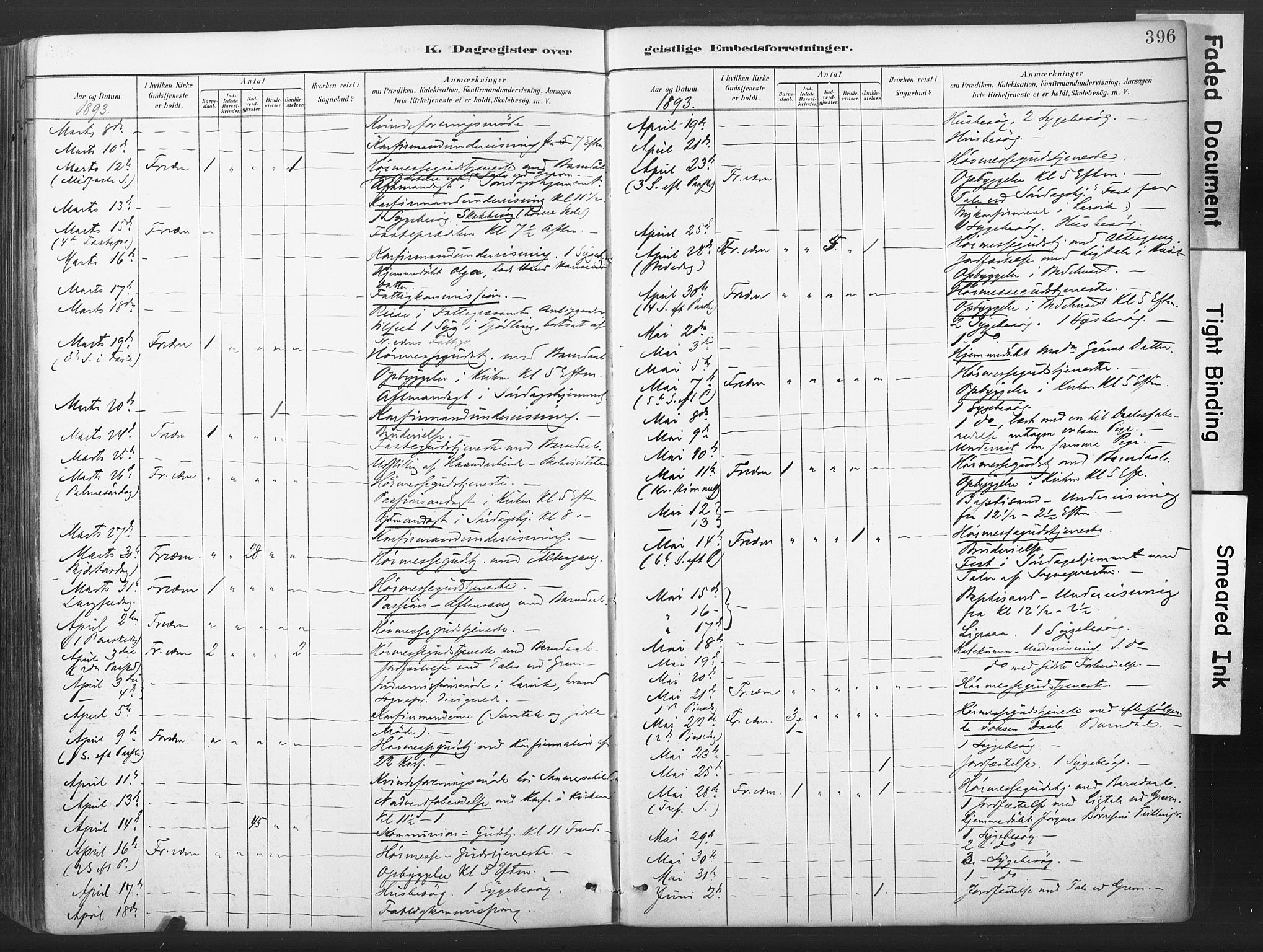 Stavern kirkebøker, AV/SAKO-A-318/F/Fa/L0008: Ministerialbok nr. 8, 1878-1905, s. 396