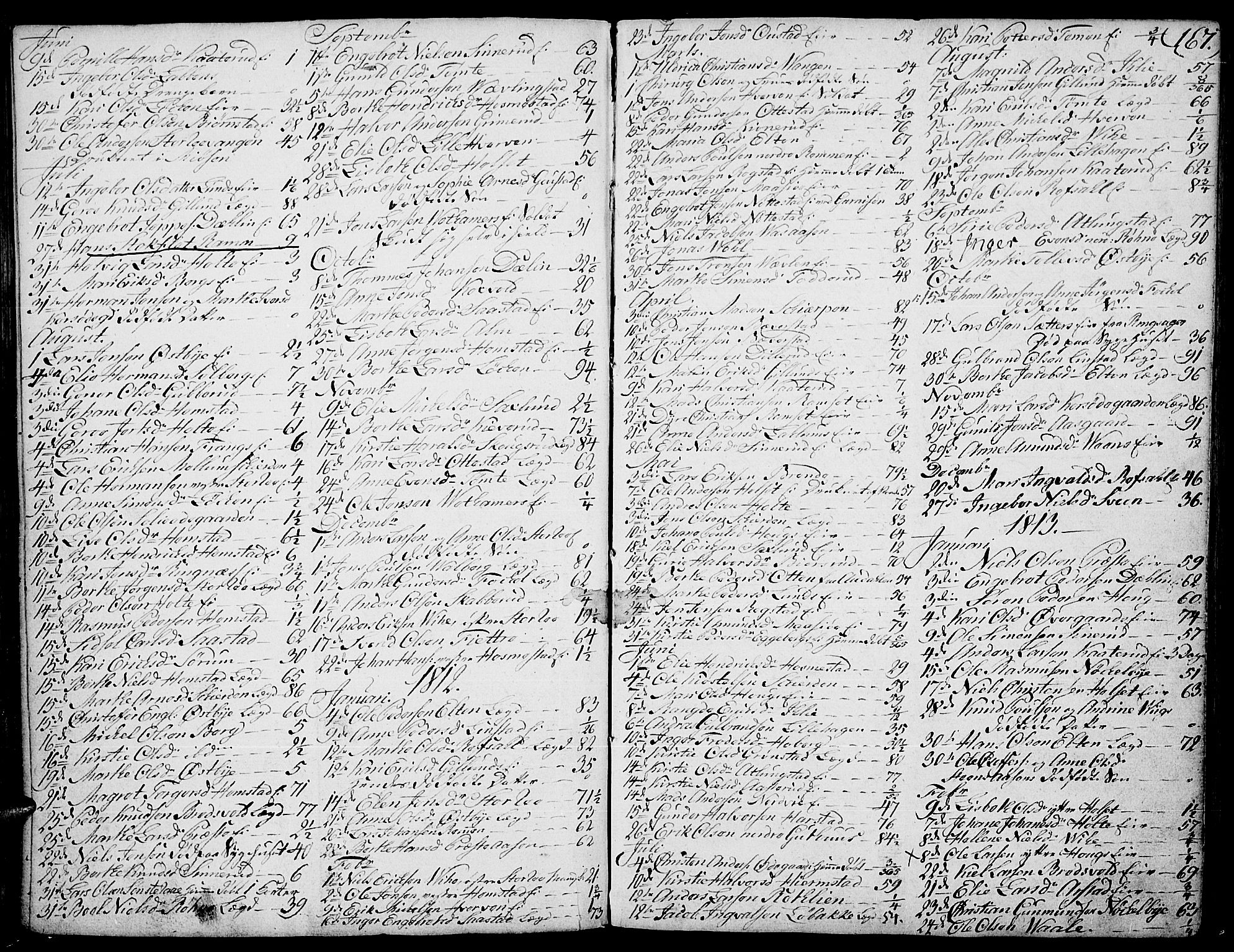 Stange prestekontor, AV/SAH-PREST-002/K/L0007: Ministerialbok nr. 7, 1788-1813, s. 166-167