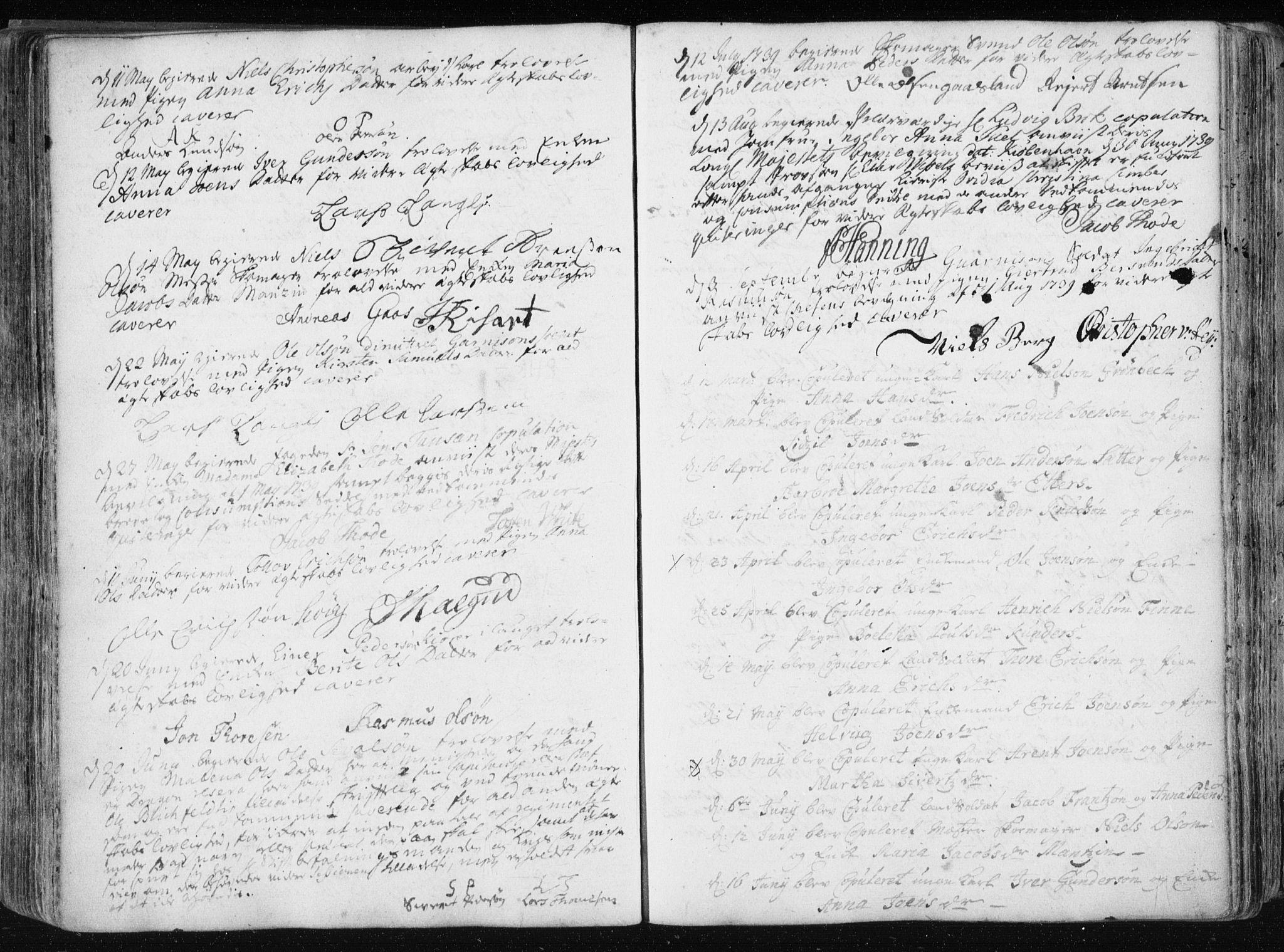 Ministerialprotokoller, klokkerbøker og fødselsregistre - Sør-Trøndelag, AV/SAT-A-1456/601/L0036: Ministerialbok nr. 601A04, 1729-1769