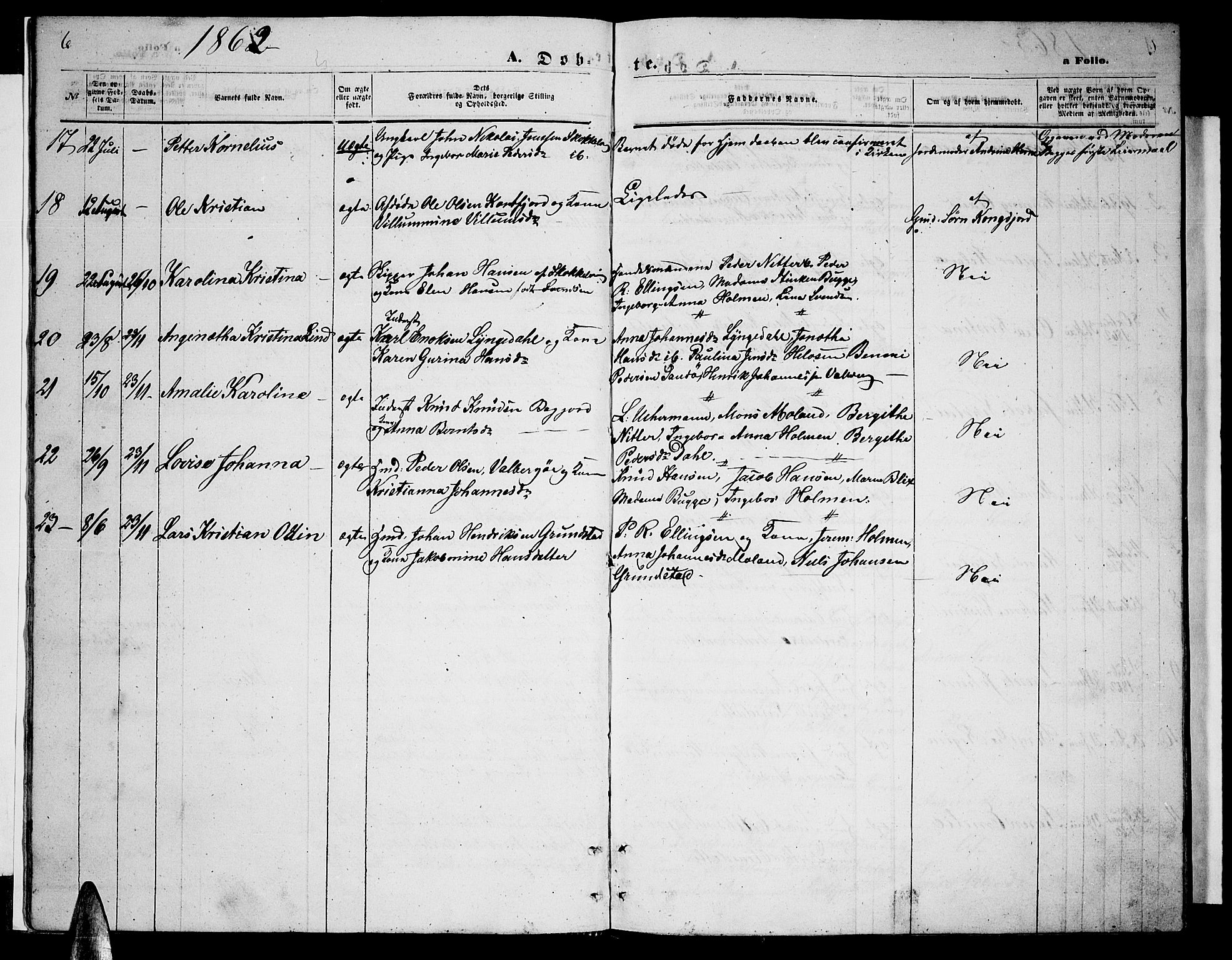 Ministerialprotokoller, klokkerbøker og fødselsregistre - Nordland, AV/SAT-A-1459/884/L1196: Klokkerbok nr. 884C02, 1860-1887, s. 6