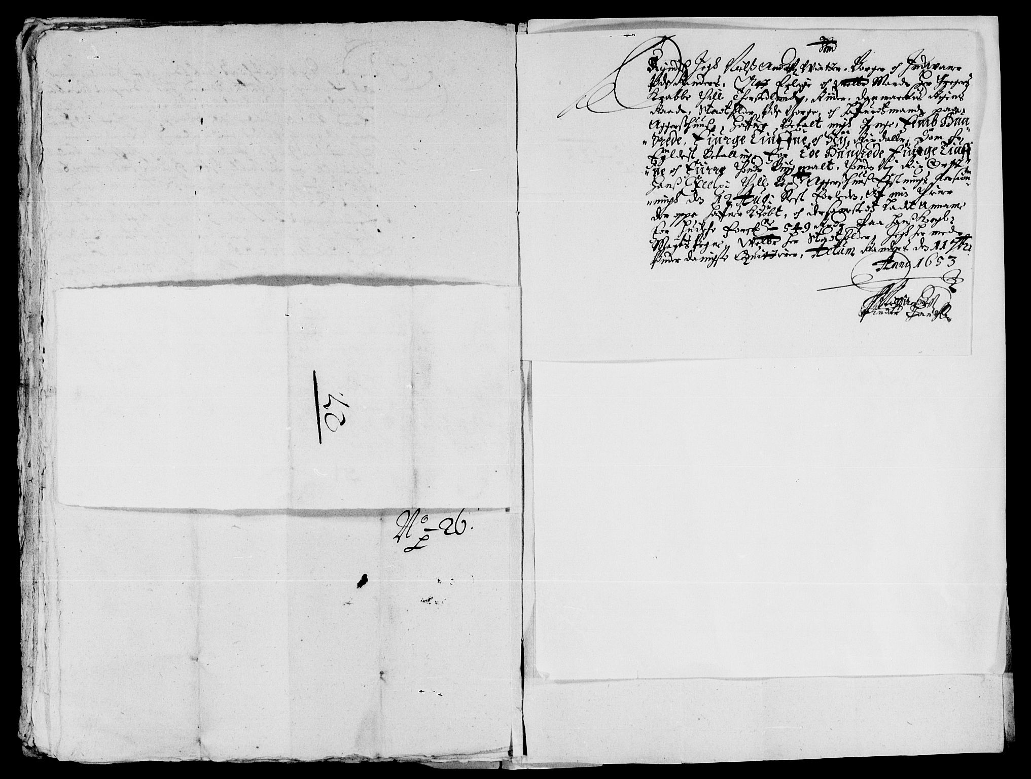 Rentekammeret inntil 1814, Reviderte regnskaper, Lensregnskaper, AV/RA-EA-5023/R/Rb/Rba/L0220: Akershus len, 1653-1654