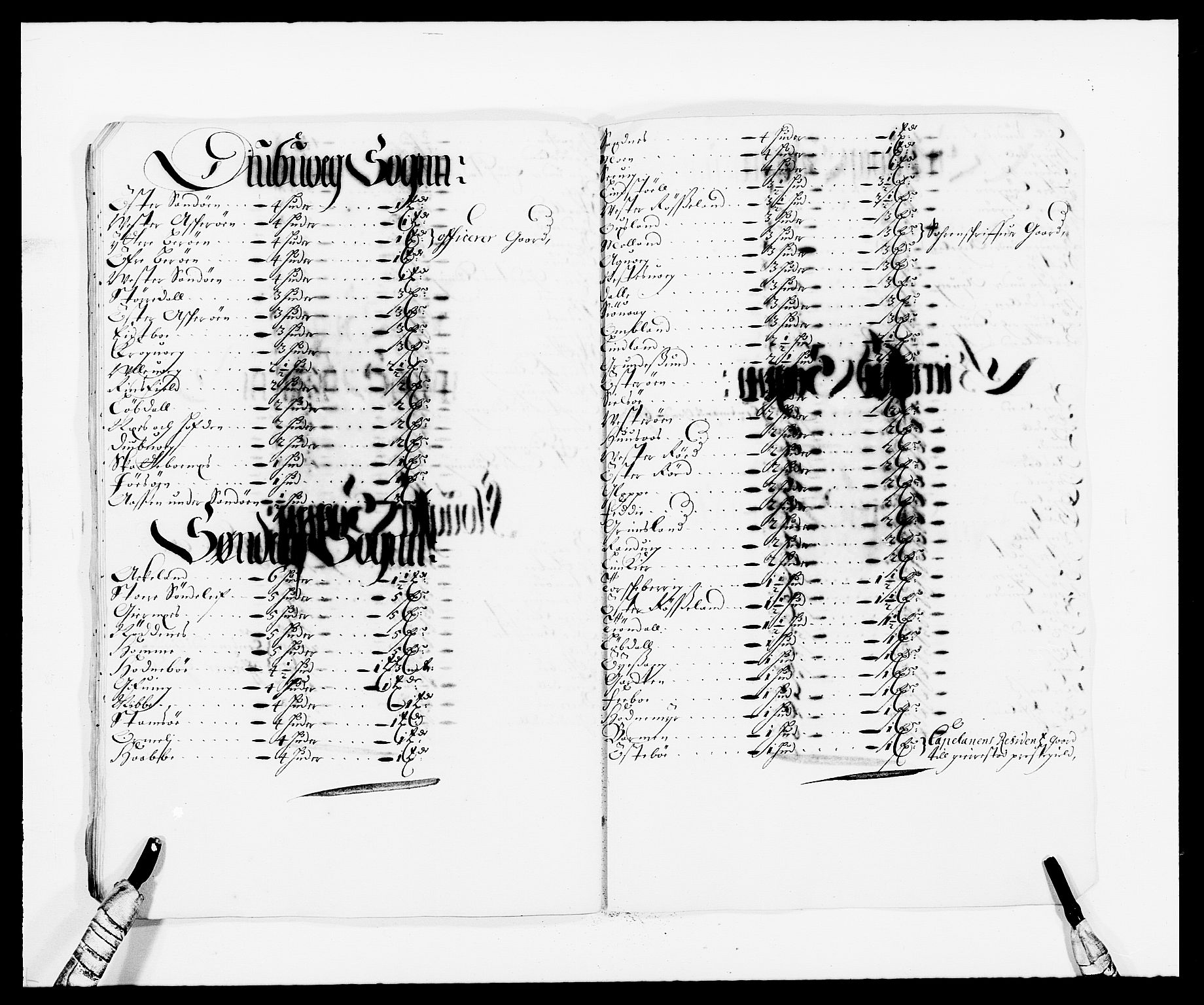 Rentekammeret inntil 1814, Reviderte regnskaper, Fogderegnskap, AV/RA-EA-4092/R39/L2301: Fogderegnskap Nedenes, 1675-1676, s. 261