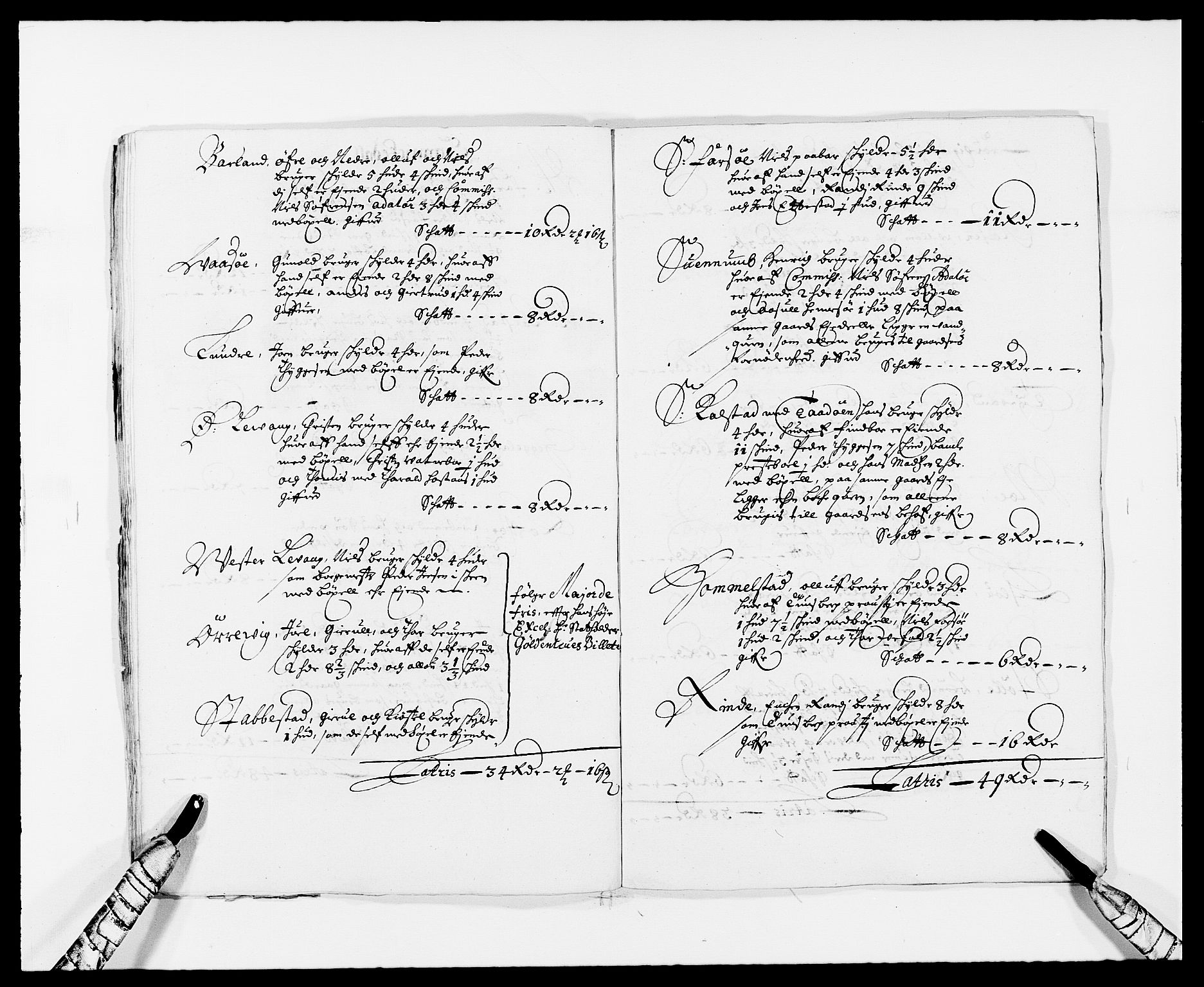 Rentekammeret inntil 1814, Reviderte regnskaper, Fogderegnskap, AV/RA-EA-4092/R34/L2042: Fogderegnskap Bamble, 1673-1675, s. 16