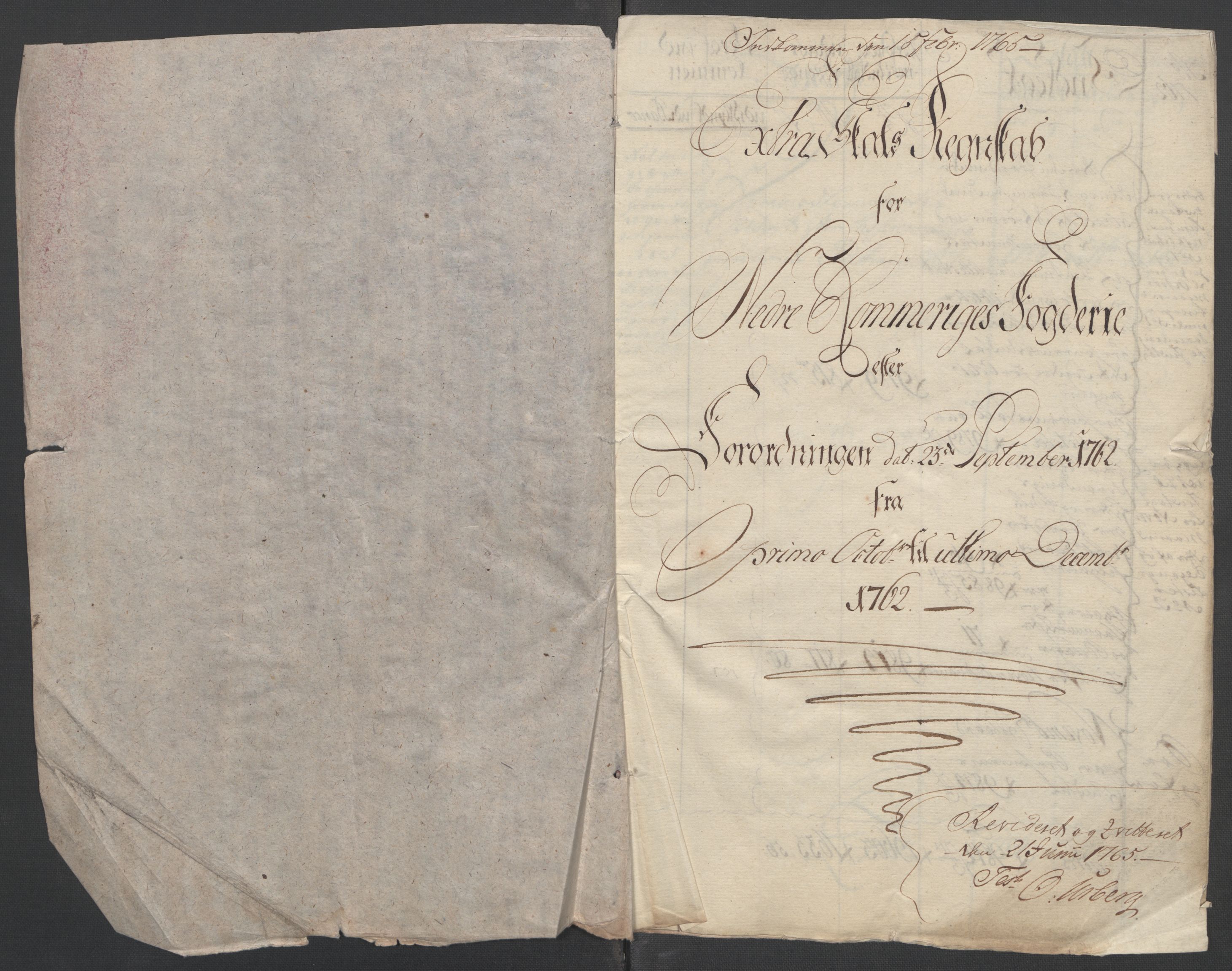 Rentekammeret inntil 1814, Reviderte regnskaper, Fogderegnskap, RA/EA-4092/R11/L0687: Ekstraskatten Nedre Romerike, 1762, s. 5