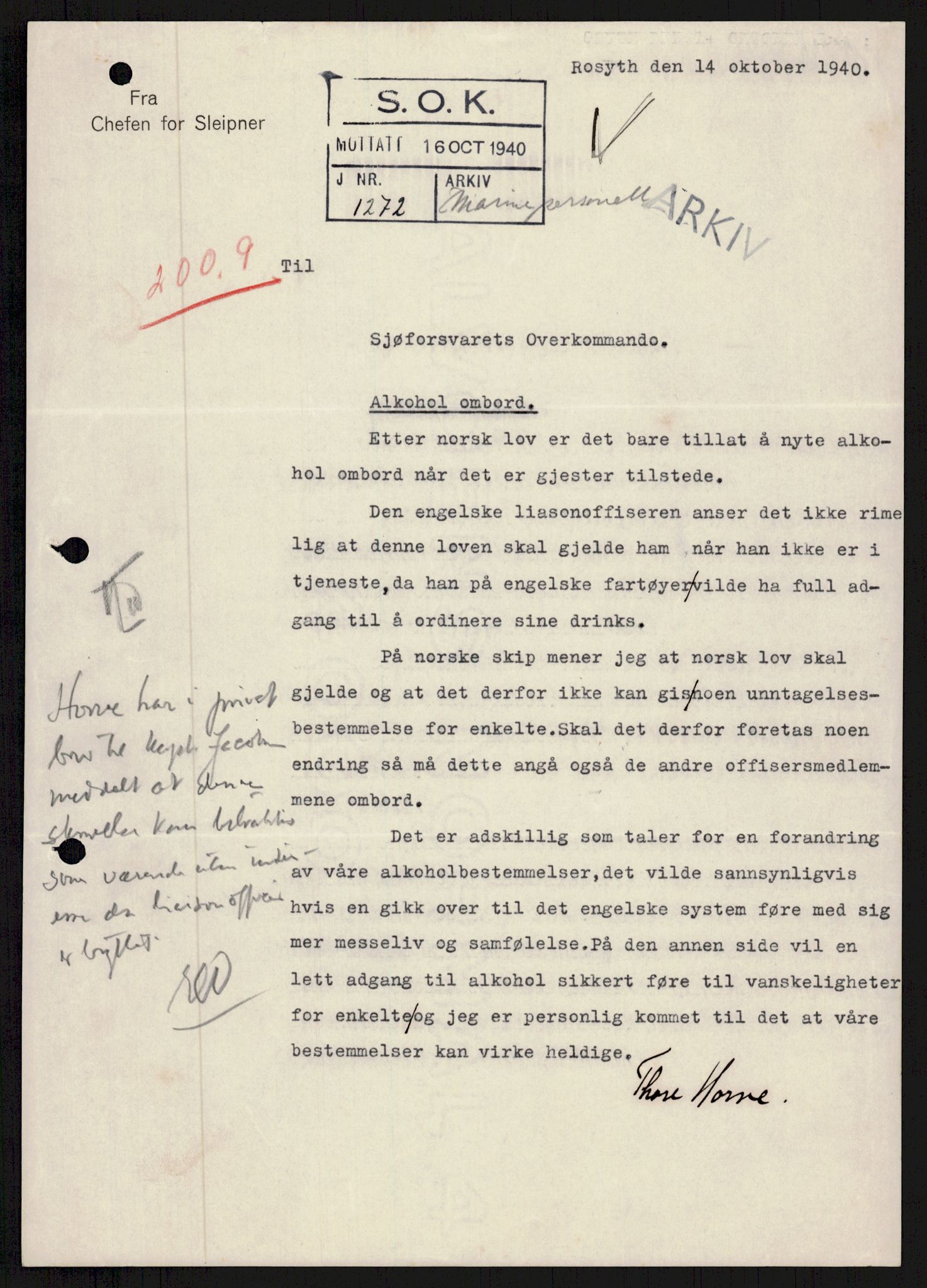 Forsvaret, Sjøforsvarets overkommando, AV/RA-RAFA-2035/D/Dc/L0193: --, 1940-1951, s. 775