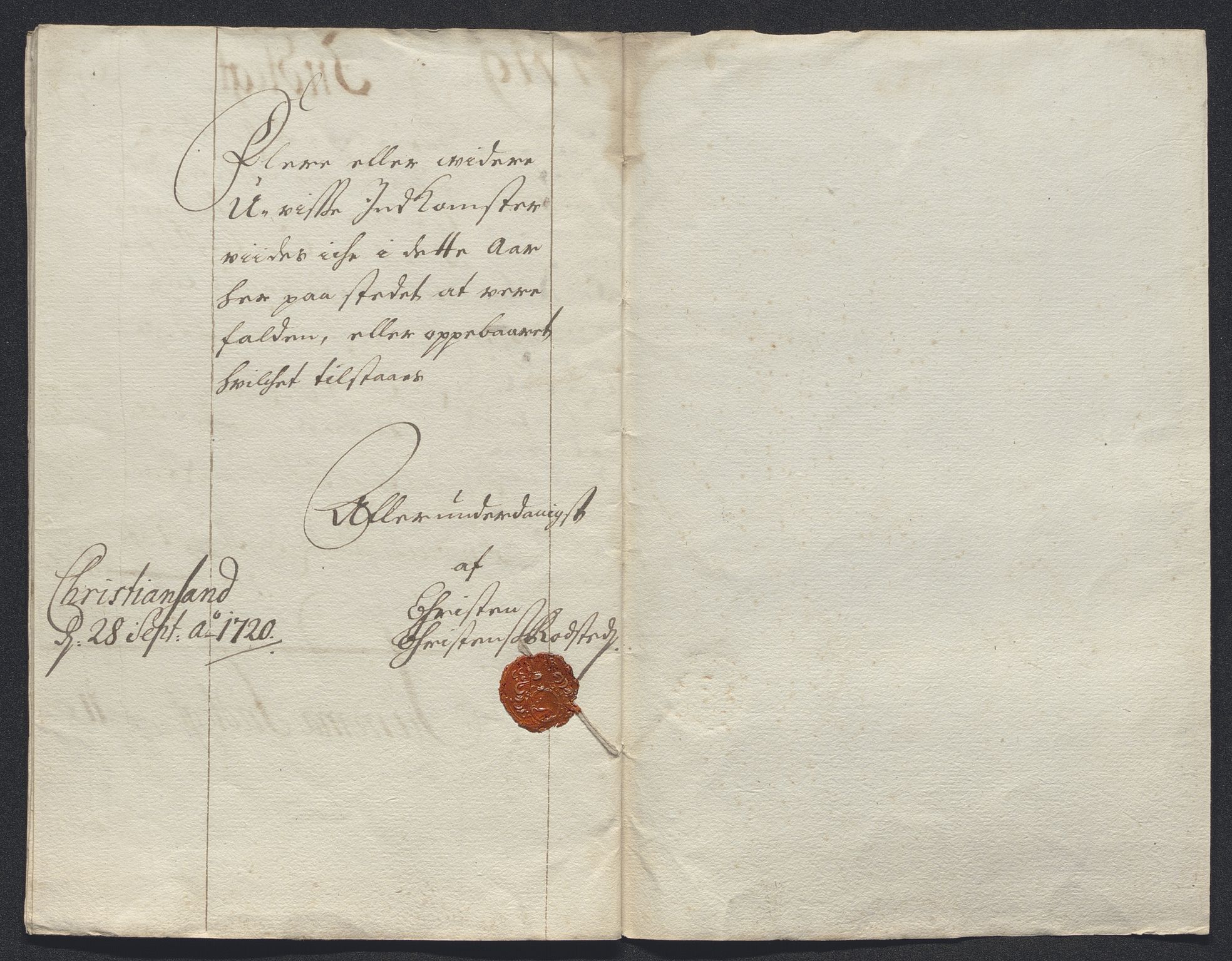 Rentekammeret inntil 1814, Reviderte regnskaper, Byregnskaper, AV/RA-EA-4066/R/Rm/L0286: [M19] Sikt og sakefall, 1719-1727, s. 11