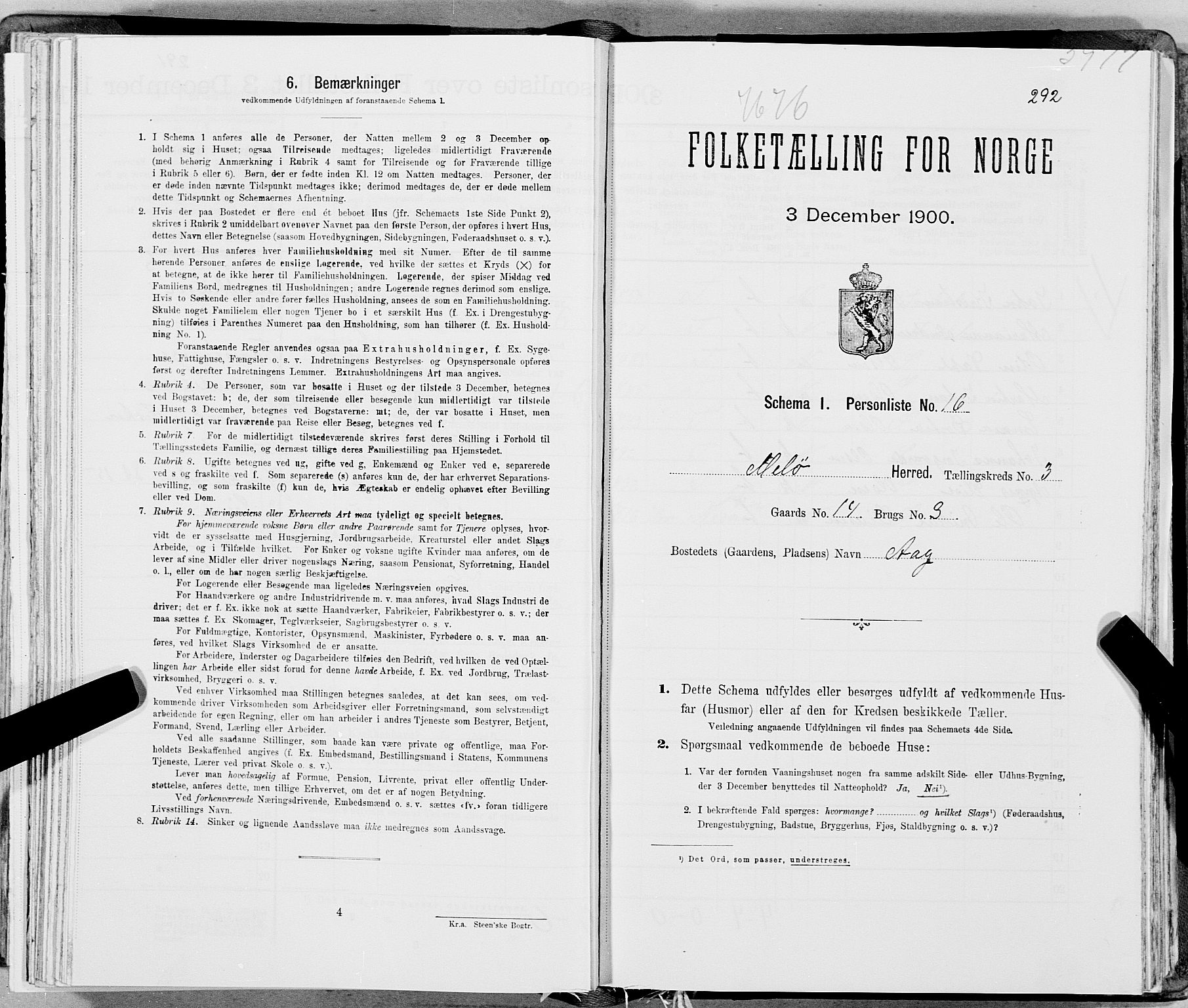 SAT, Folketelling 1900 for 1837 Meløy herred, 1900, s. 313