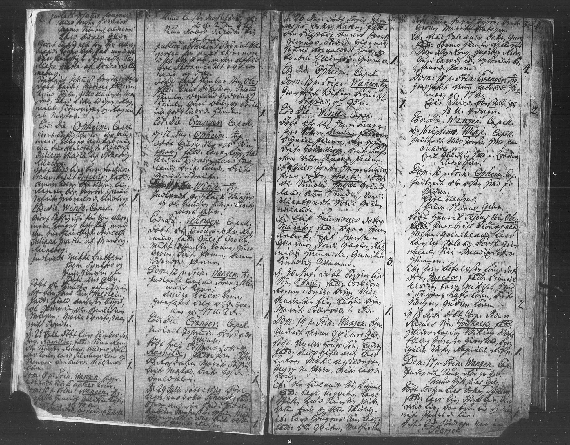 Voss sokneprestembete, AV/SAB-A-79001/H/Haa: Ministerialbok nr. A 8, 1752-1780, s. 2-3
