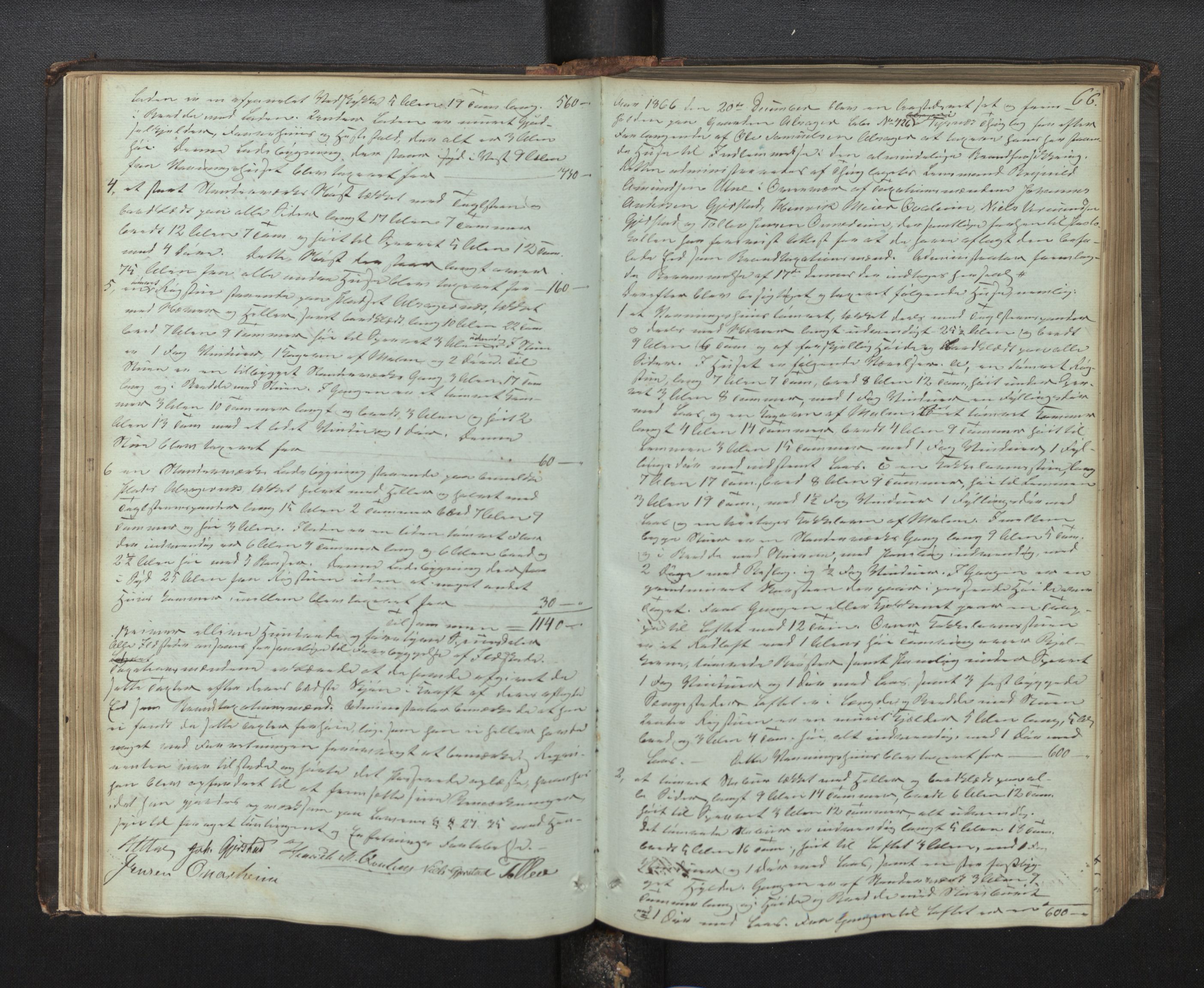 Lensmannen i Tysnes, AV/SAB-A-35401/0012/L0001: Branntakstprotokoll, 1846-1893, s. 65b-66a