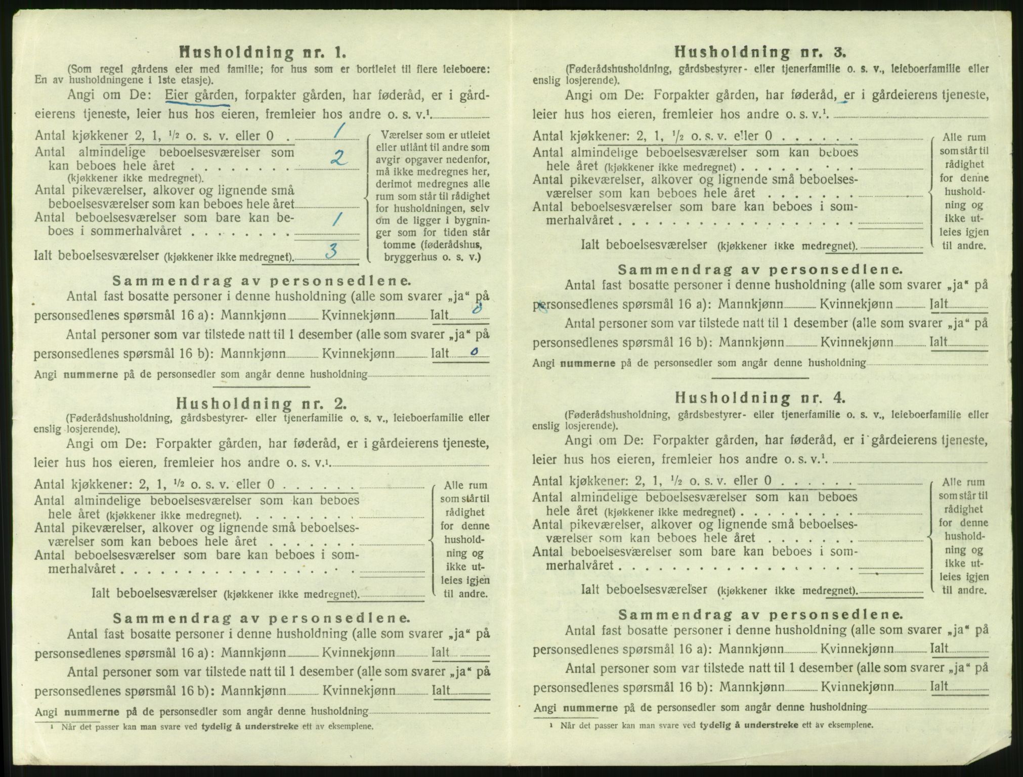 SAT, Folketelling 1920 for 1513 Rovde herred, 1920, s. 240