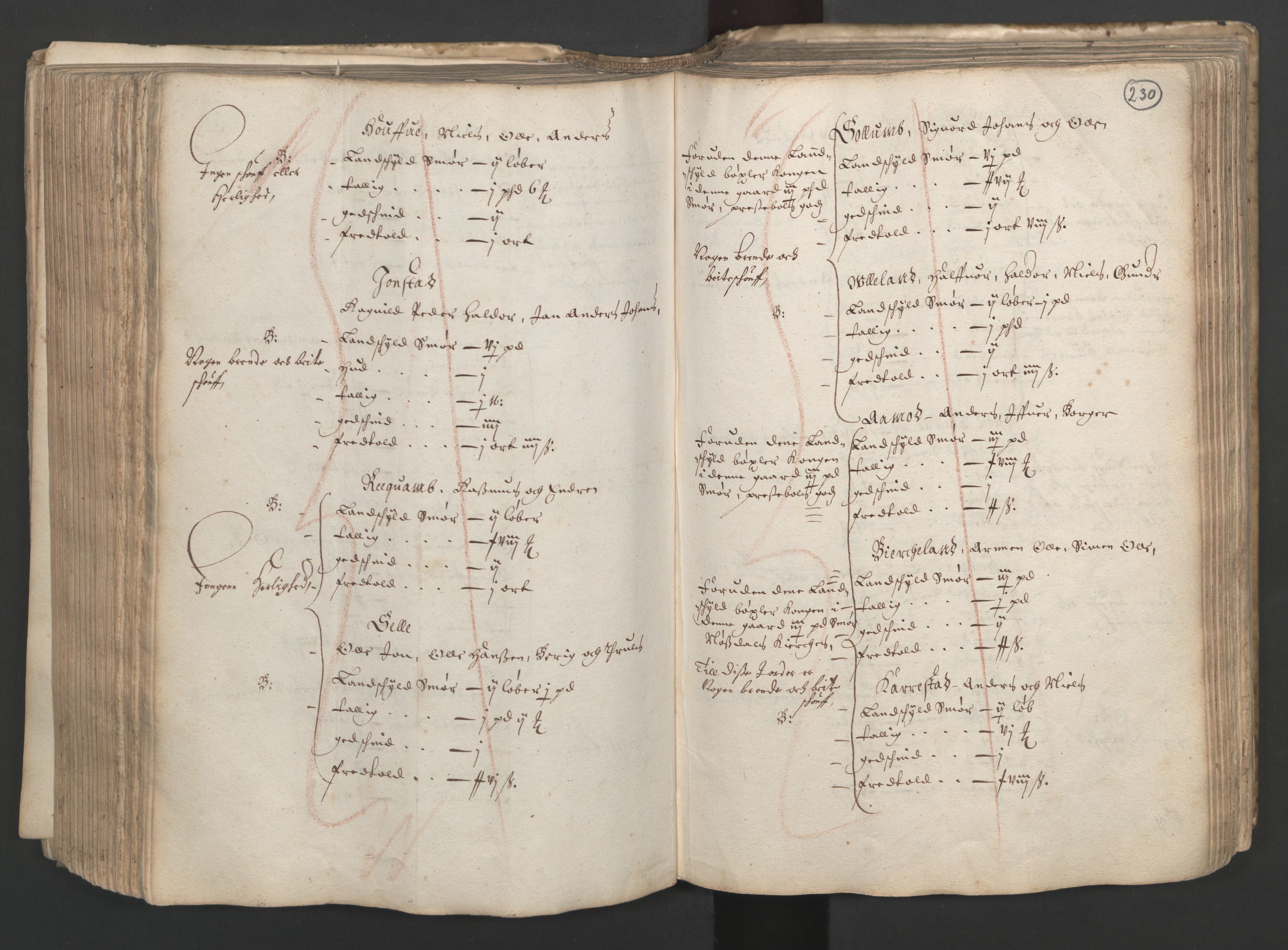 Rentekammeret inntil 1814, Realistisk ordnet avdeling, AV/RA-EA-4070/L/L0025/0001: Bergen lagdømme: / [B]: Kronens jordebok. Nordhordland, Sunnhordland, Ytre Sogn, Indre Sogn, Sunnfjord, Nordfjord, Sunnmøre, Hardanger med Halsnøy kloster, Lyse kloster, Apostelgodset, Munkeliv og St. Hans kloster, Alle helgen gods, Lagstolen gods, Ove Jenssøns gods på Voss, 1661, s. 229b-230a