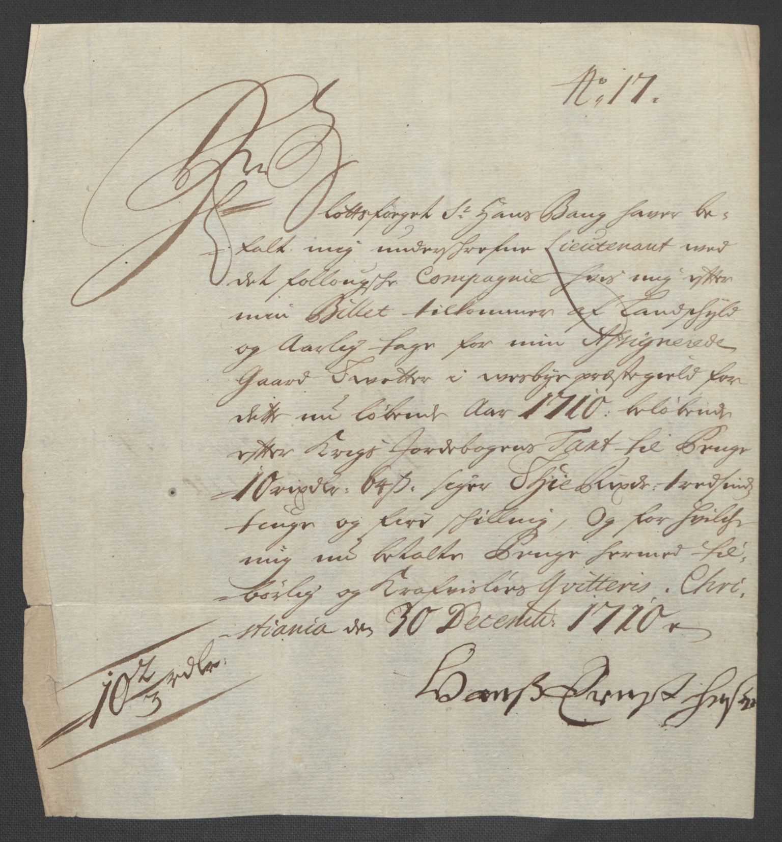 Rentekammeret inntil 1814, Reviderte regnskaper, Fogderegnskap, AV/RA-EA-4092/R10/L0448: Fogderegnskap Aker og Follo, 1710-1711, s. 83