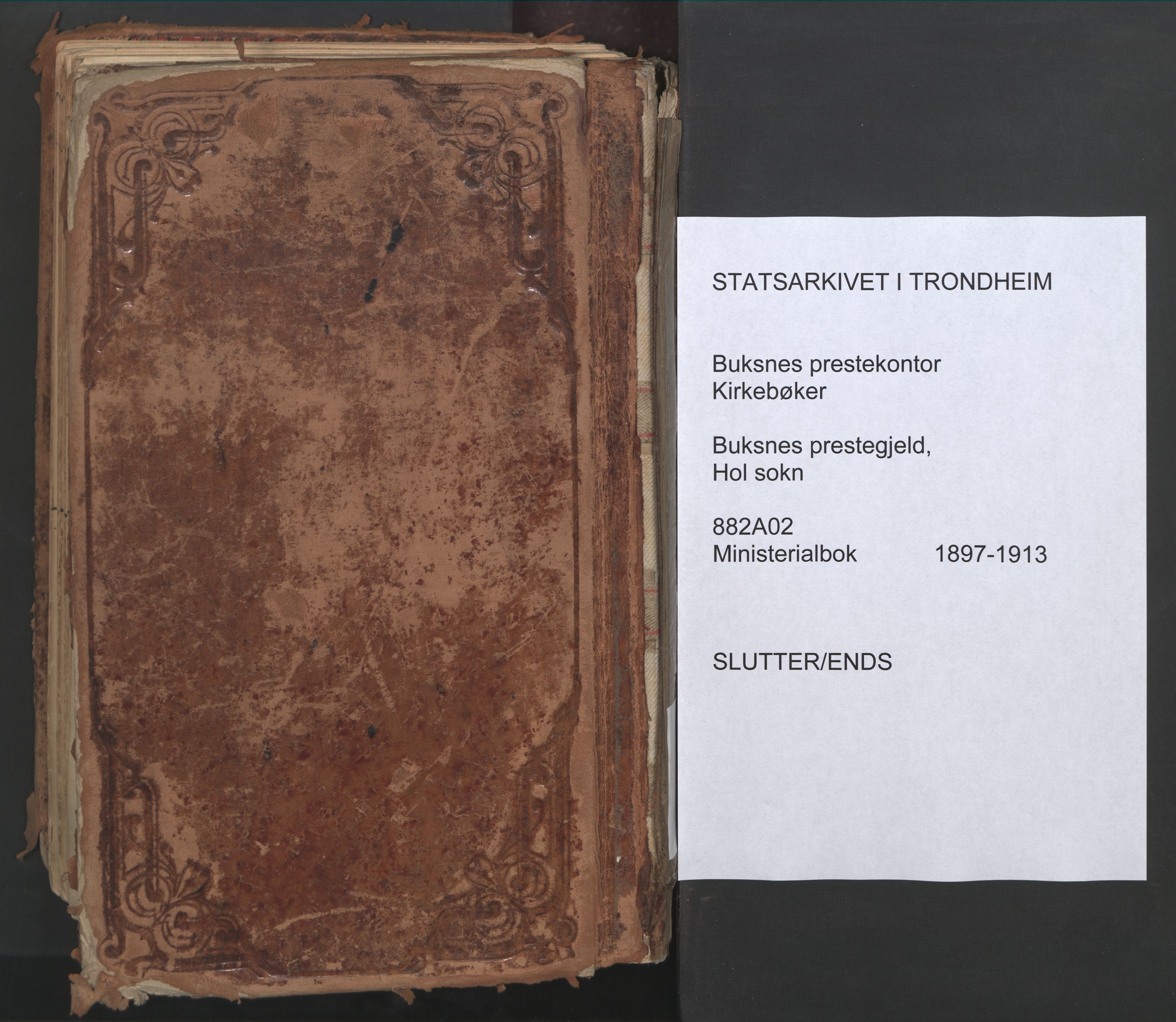 Ministerialprotokoller, klokkerbøker og fødselsregistre - Nordland, SAT/A-1459/882/L1180: Ministerialbok nr. 882A02, 1897-1913