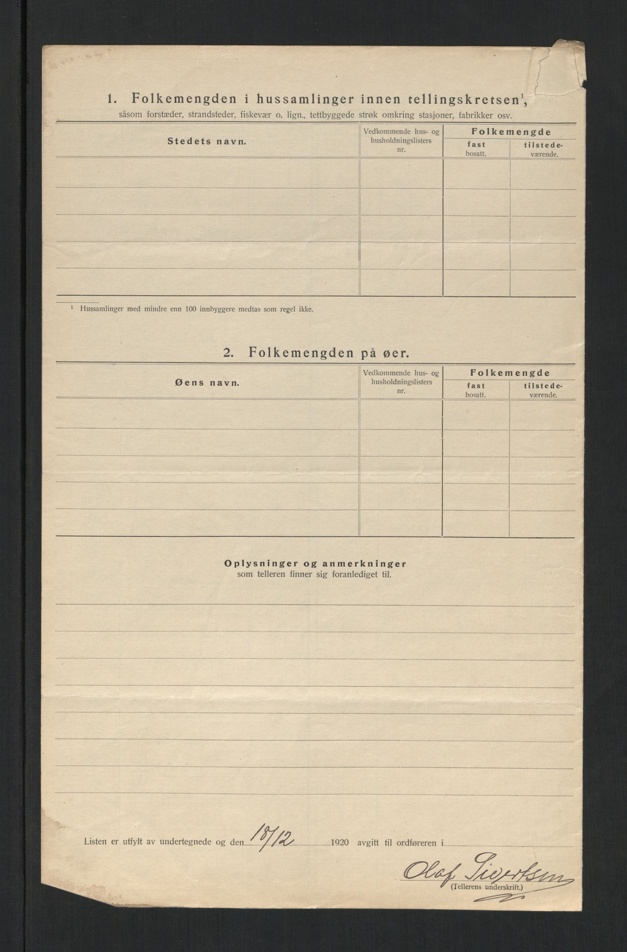 SAT, Folketelling 1920 for 1714 Stjørdal herred, 1920, s. 9